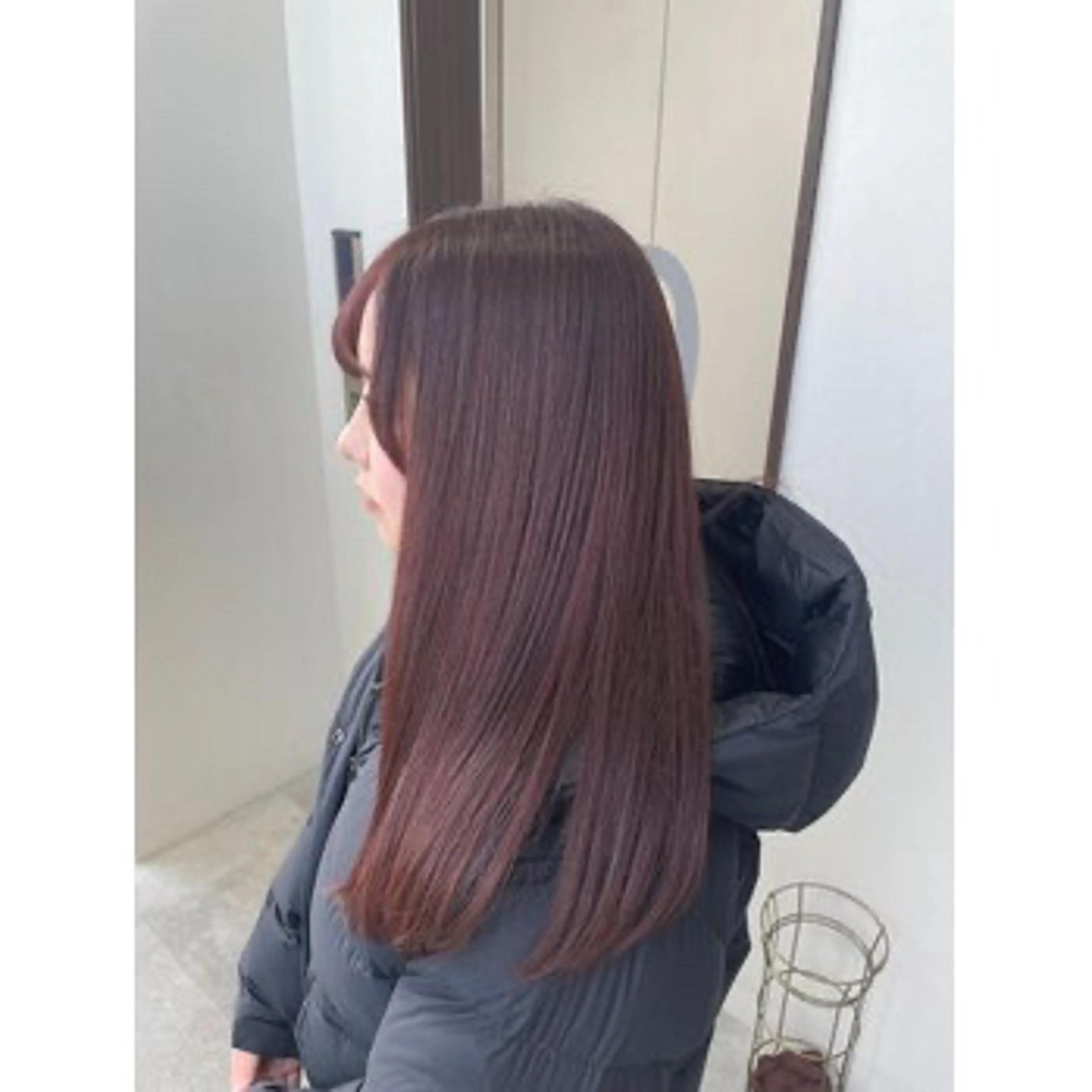 セミロング カラー ʚザクザクレイヤー× 艶透明感/にしじまɞのヘアスタイル