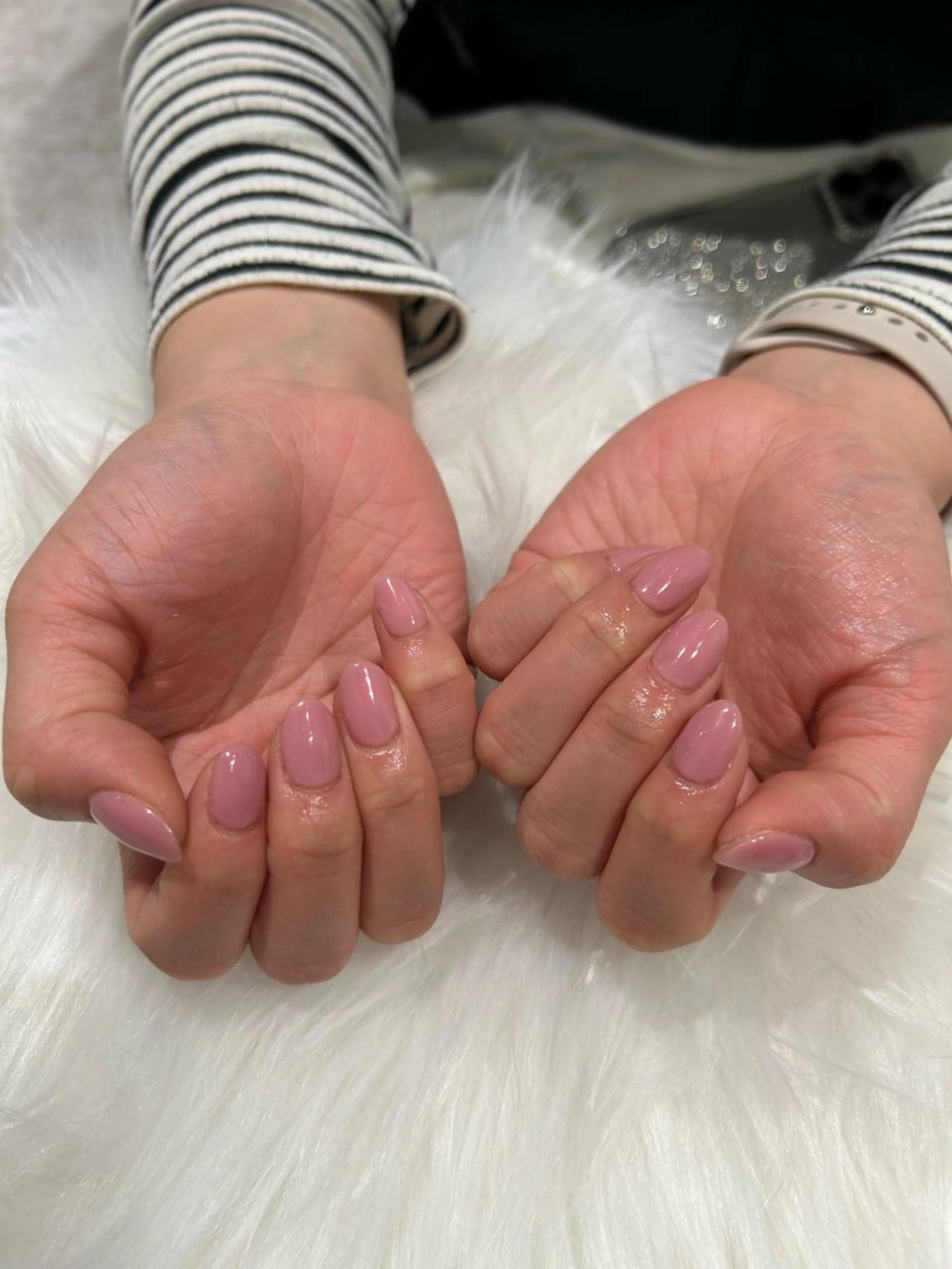 ネイル 成人式 長さ出し 韓国ネイル ショートネイル ハンドネイル ♡ハイトーン★ ネイル/しの♡のヘアスタイル