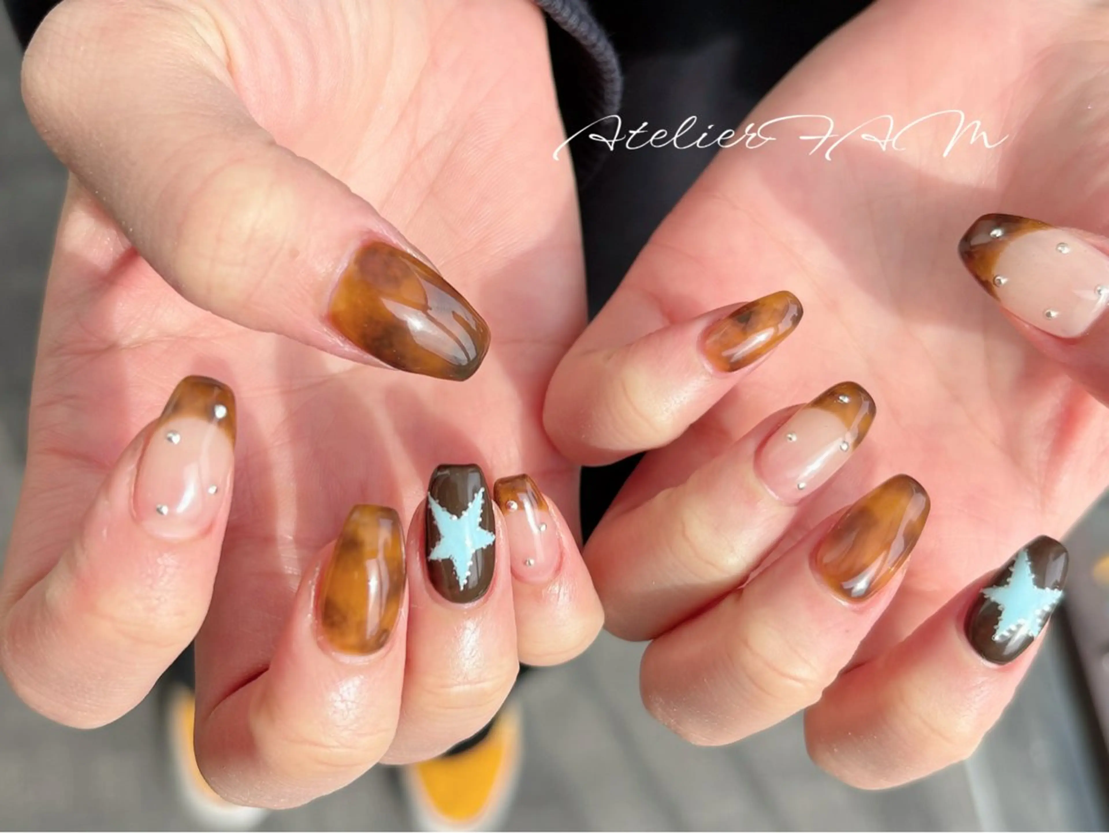 ネイル nail&eyelashsalon atelier fam上本町店所属・アトリエ FAMのネイルデザイン