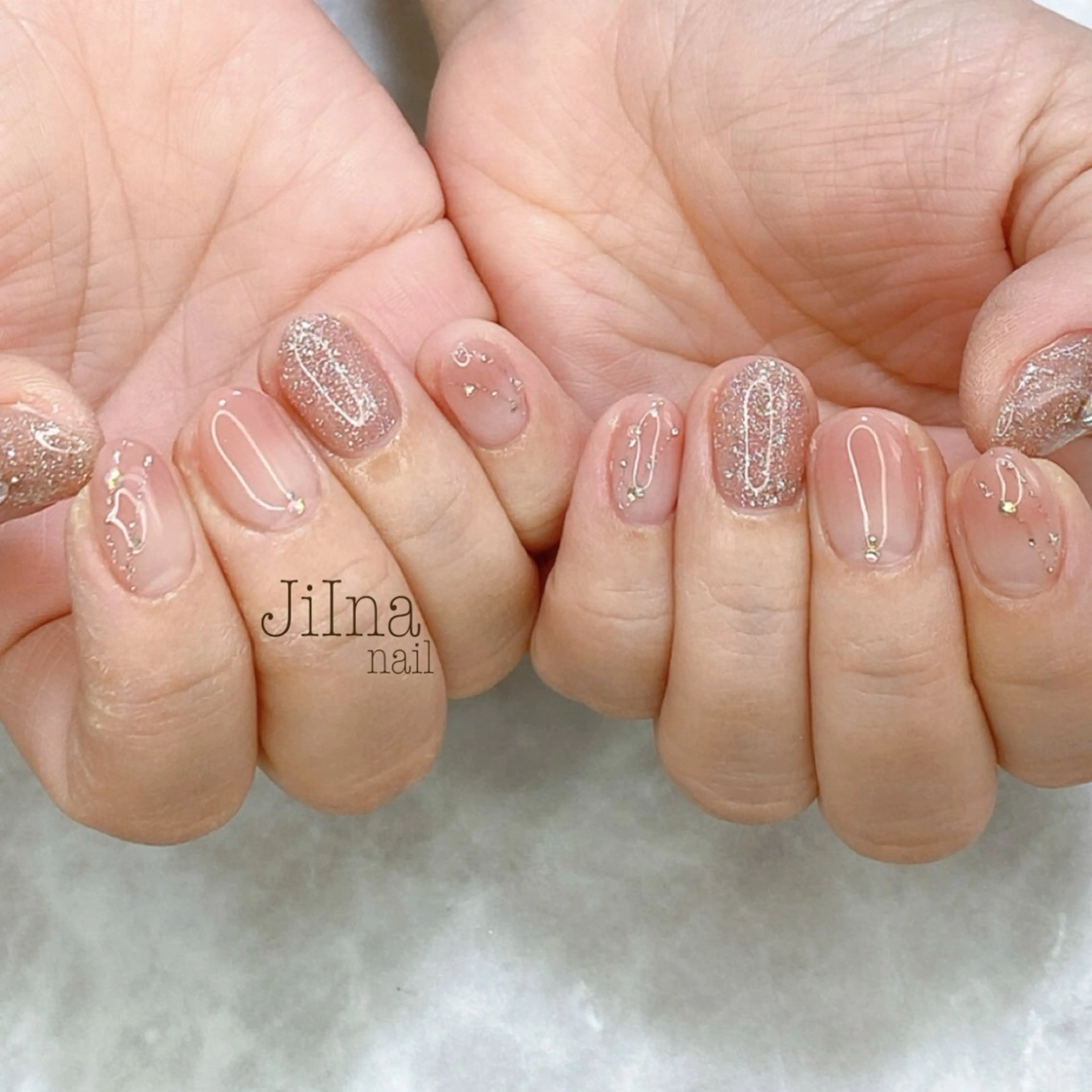ネイル フラッシュネイル JiIna nailのネイルデザイン