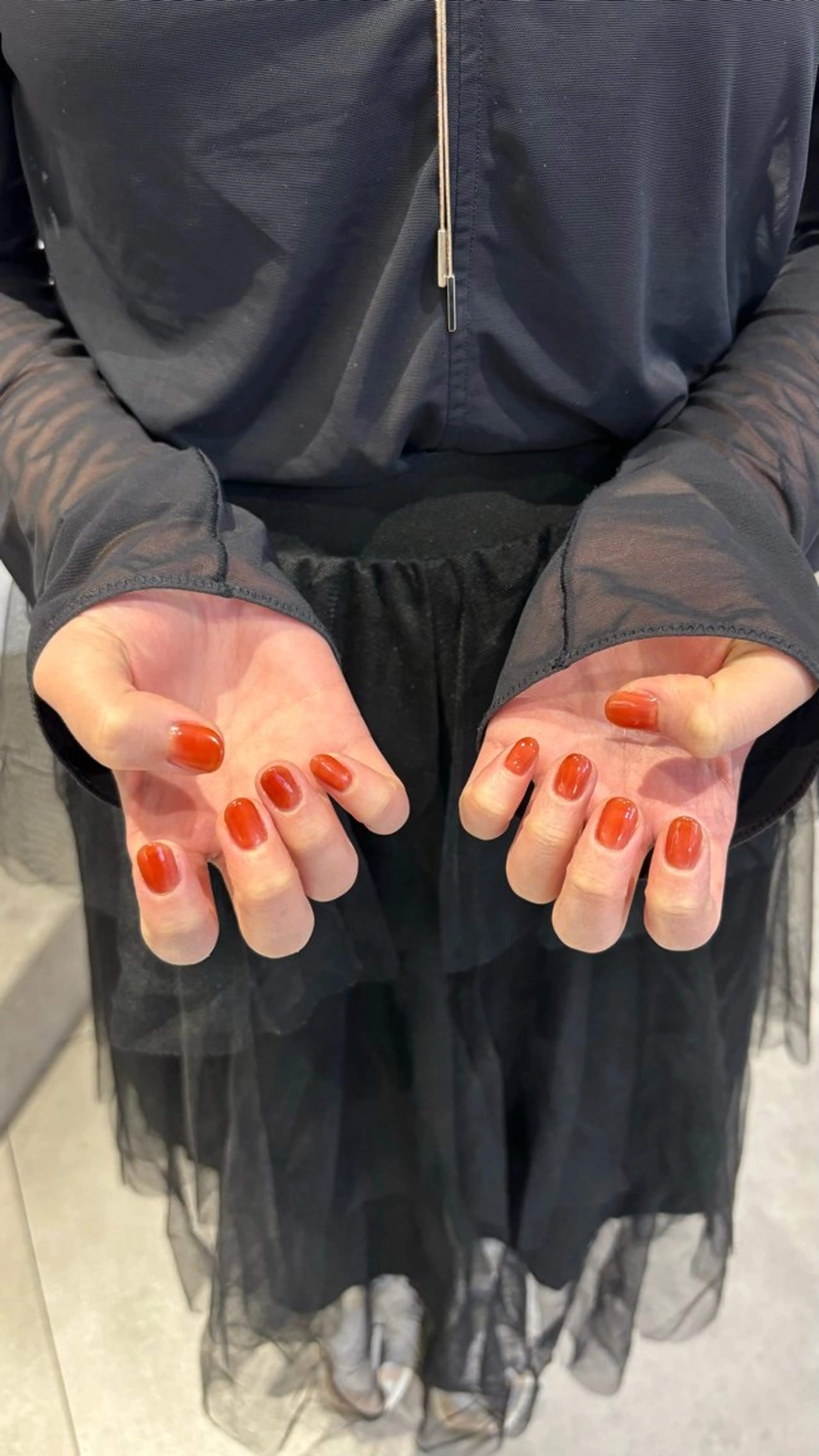 💅オフなしワンカラーネイル💅パーツも可能です✨️の写真