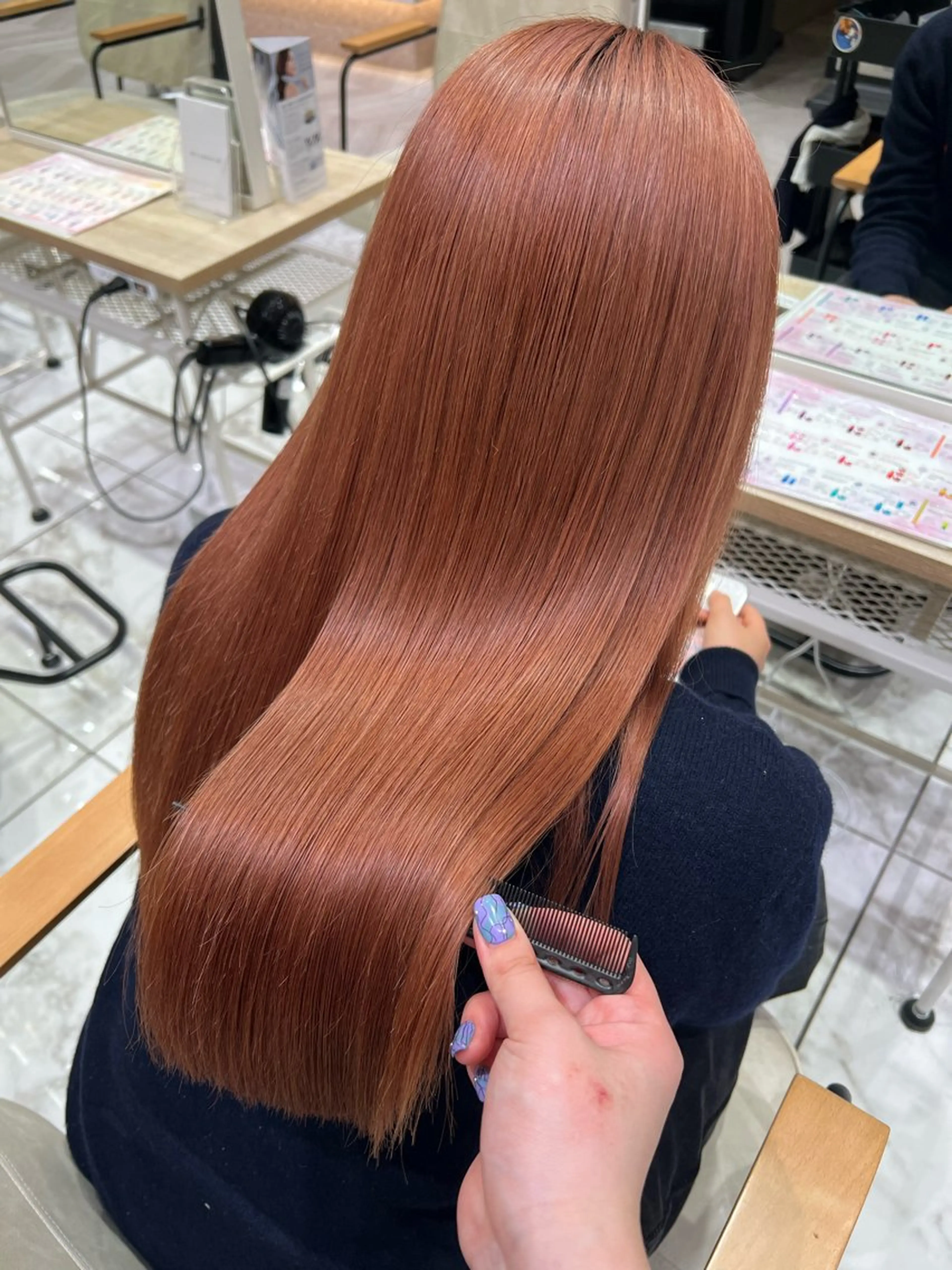 ロング ヘアカラー トリートメント オシャレデザイン 🧺🪽/SHUNOのヘアスタイル