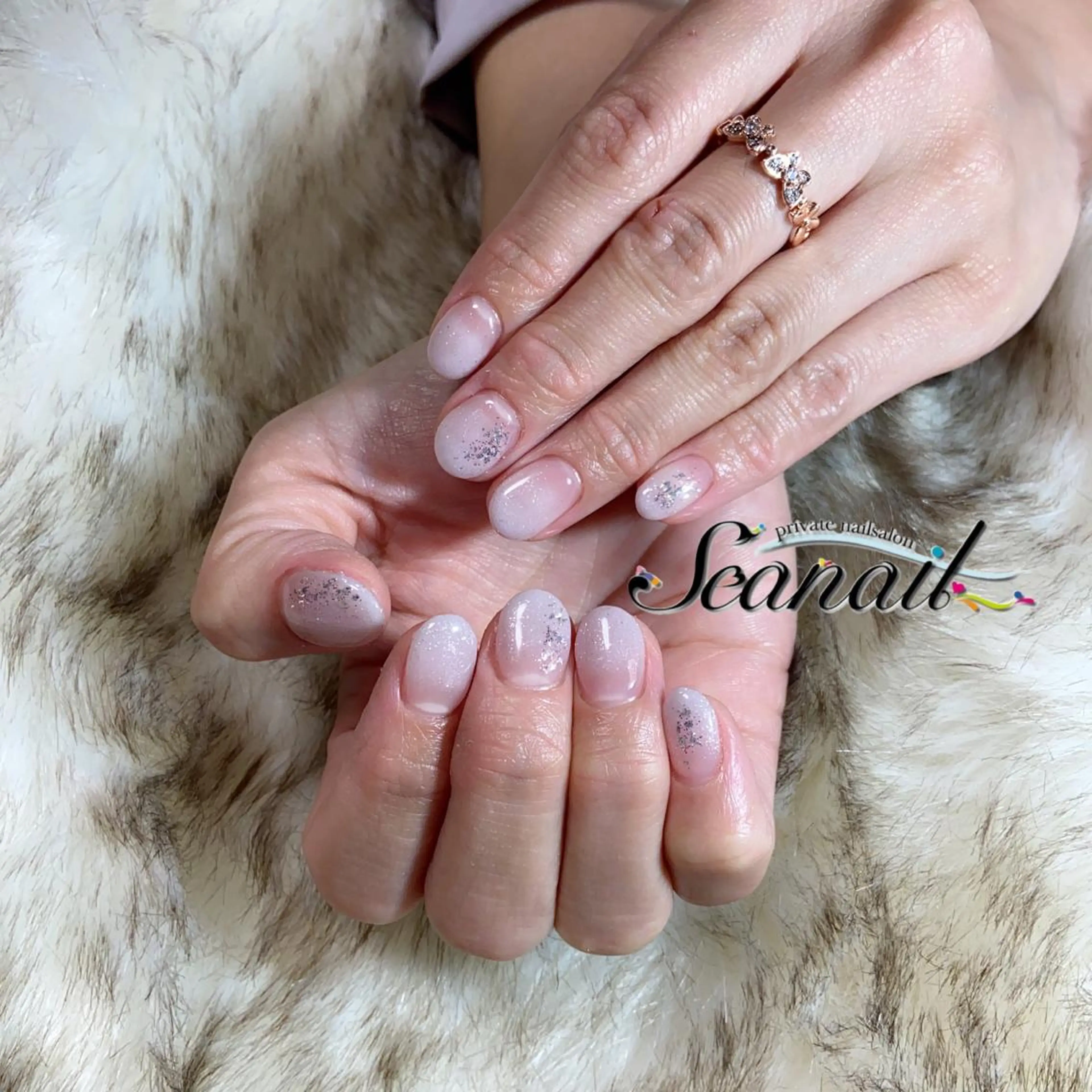 ネイル アートネイル フットネイル ジェルネイル グラデーション 持ち込み 小尾 栞のネイルデザイン