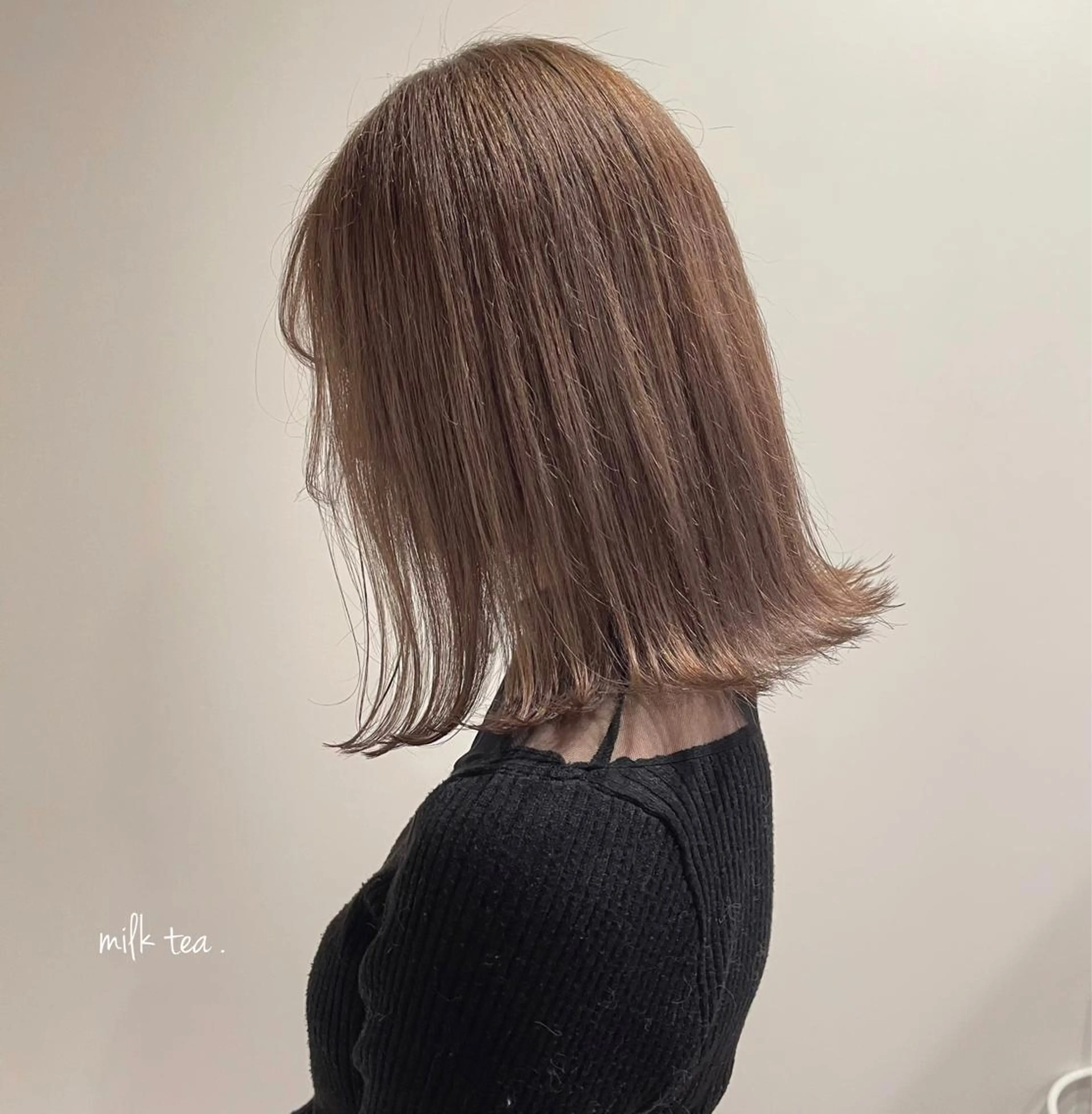 ミディアム カラー 清水 亮太／赤み消しカラーのヘアスタイル