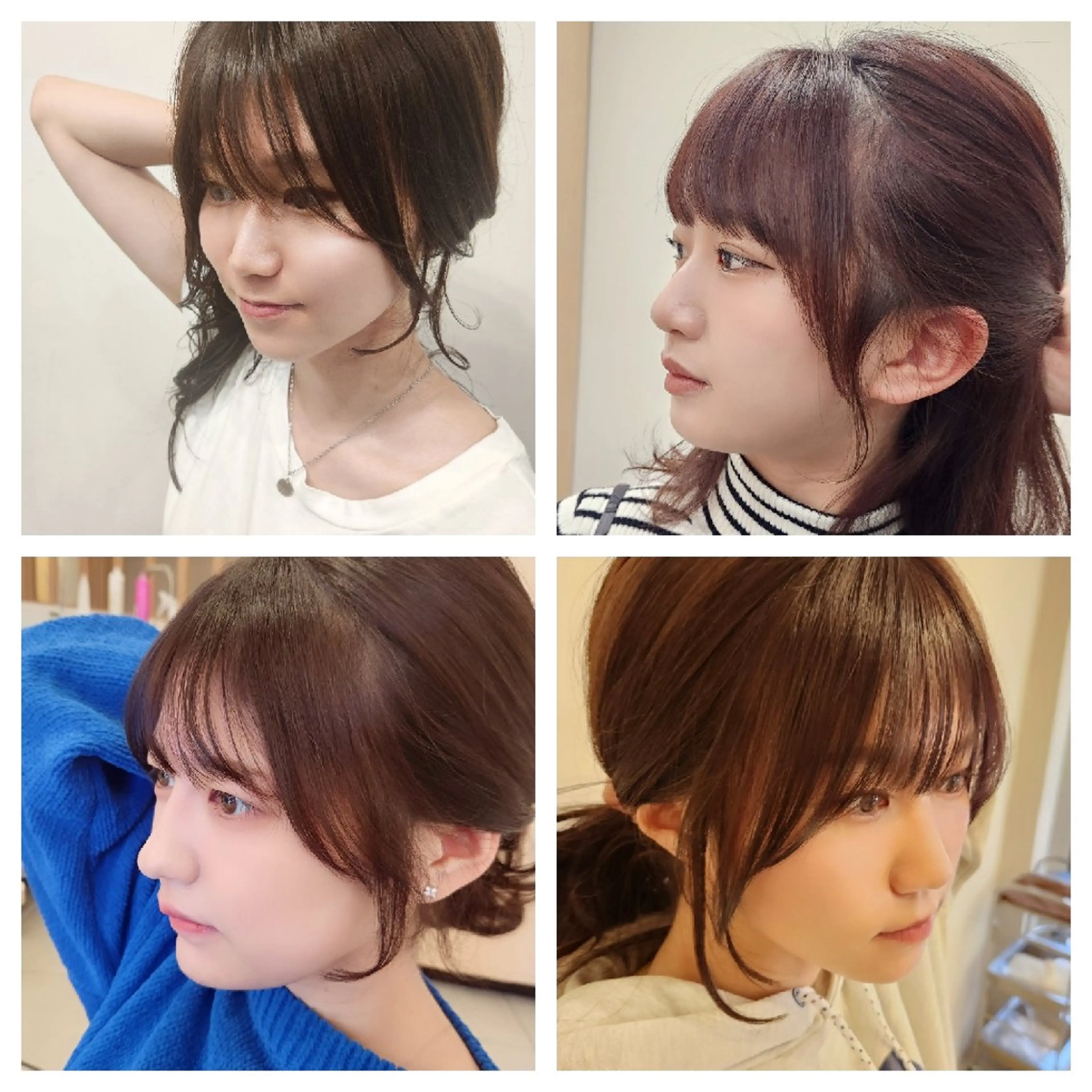 顔周りカットの写真