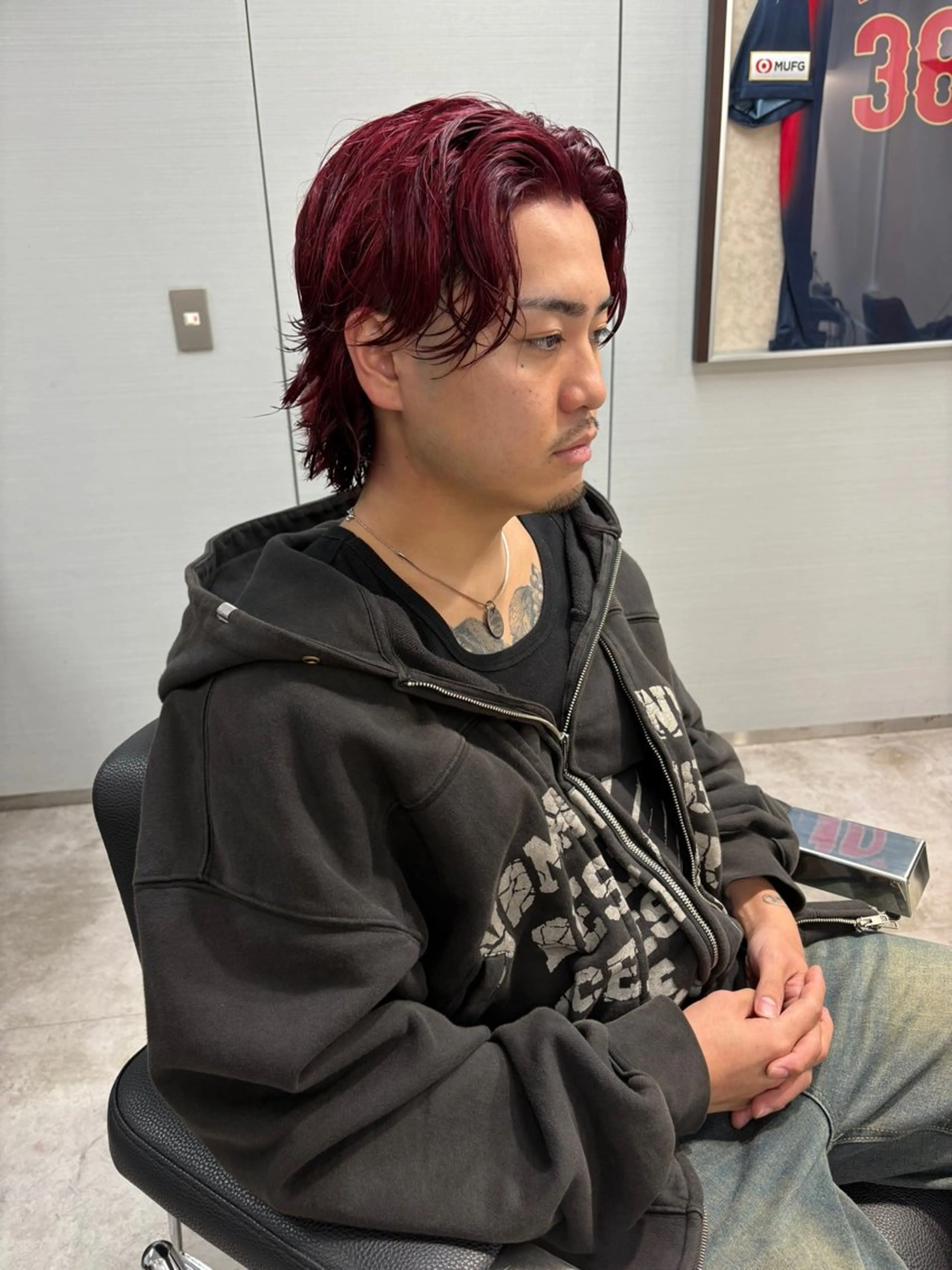 ショート カラー パーマ メンズ カット ヘアカラー トリートメント INTRO SHIBUYA by Fi-Ne所属・💈メンズフェード 特化DAIYA💈のヘアスタイル