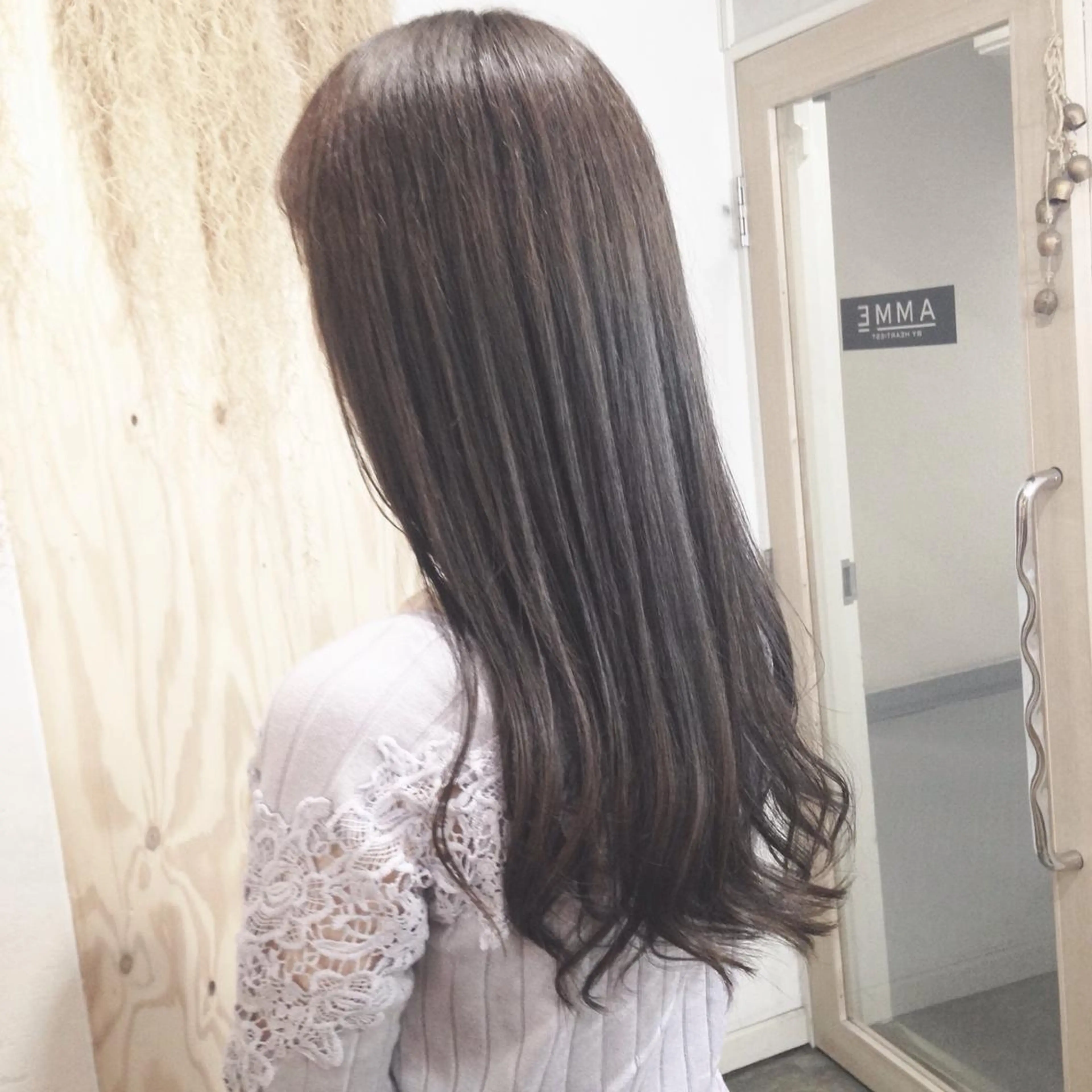 セミロング カラー アッシュ ブルーカラー ブルーアッシュ 💎髪質改善💎 デザイナーshinのヘアスタイル