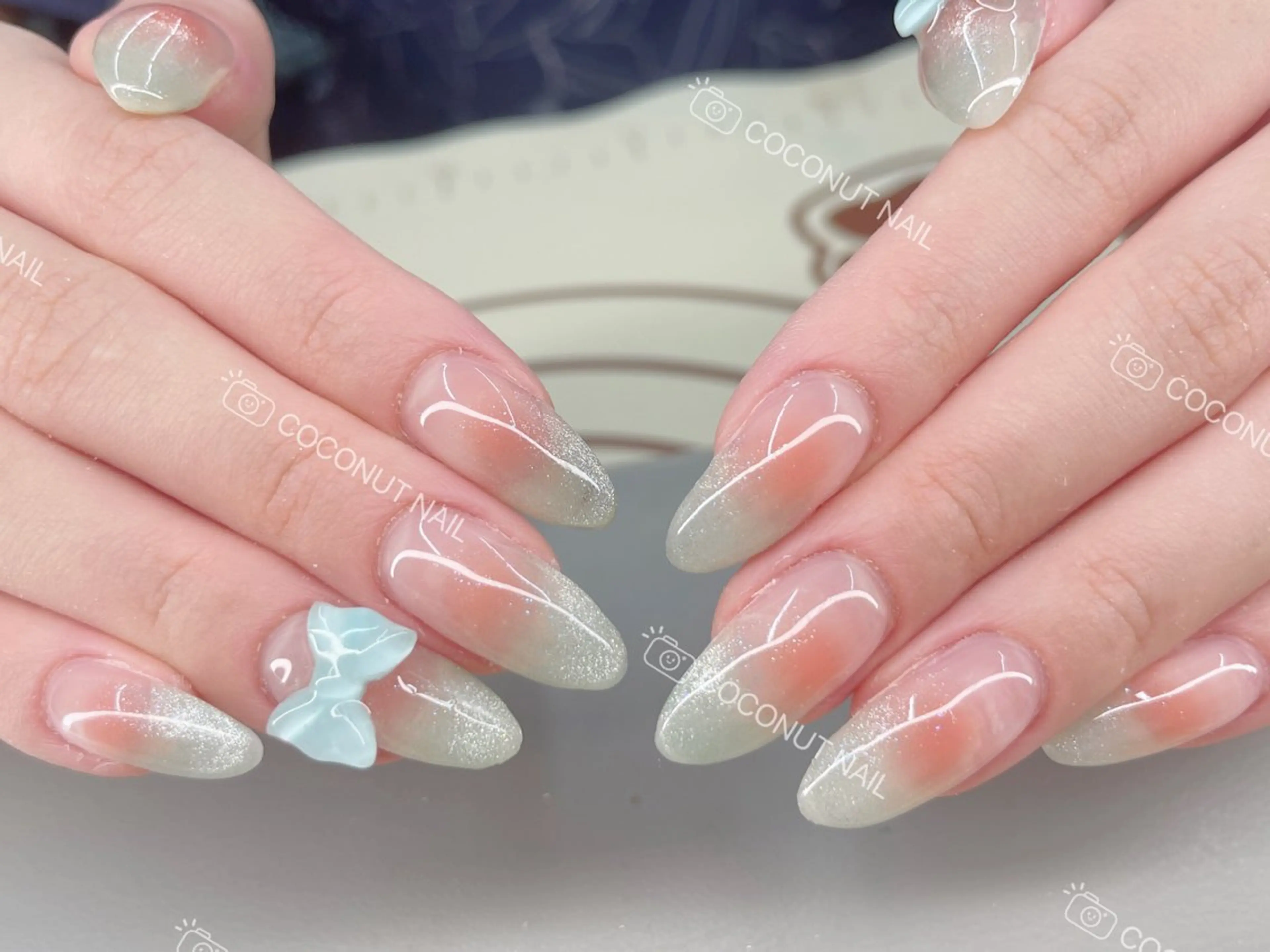ネイル ハンドネイル 神田 ココナッツのネイルデザイン