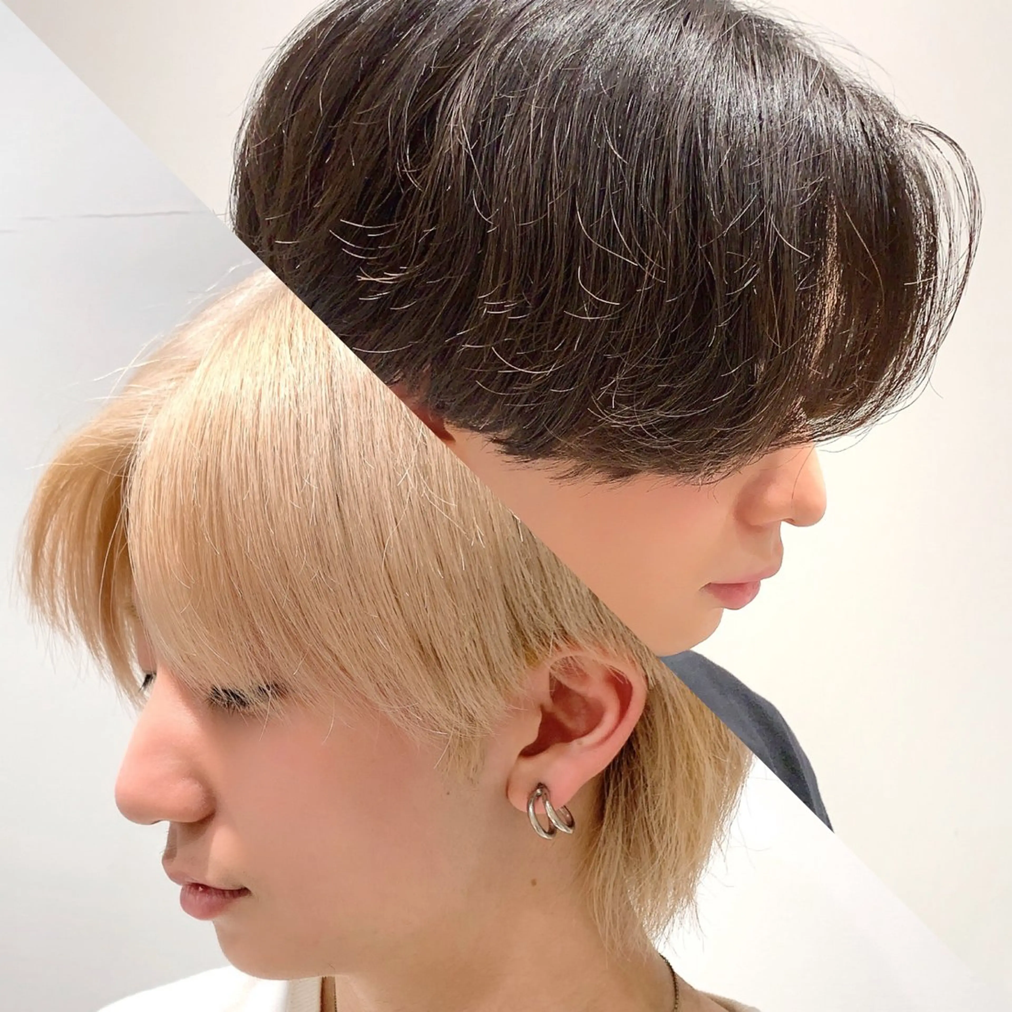 メンズ カット トリートメント 韓国ヘア/レイヤー/ 顔まわり/りょーとのヘアスタイル