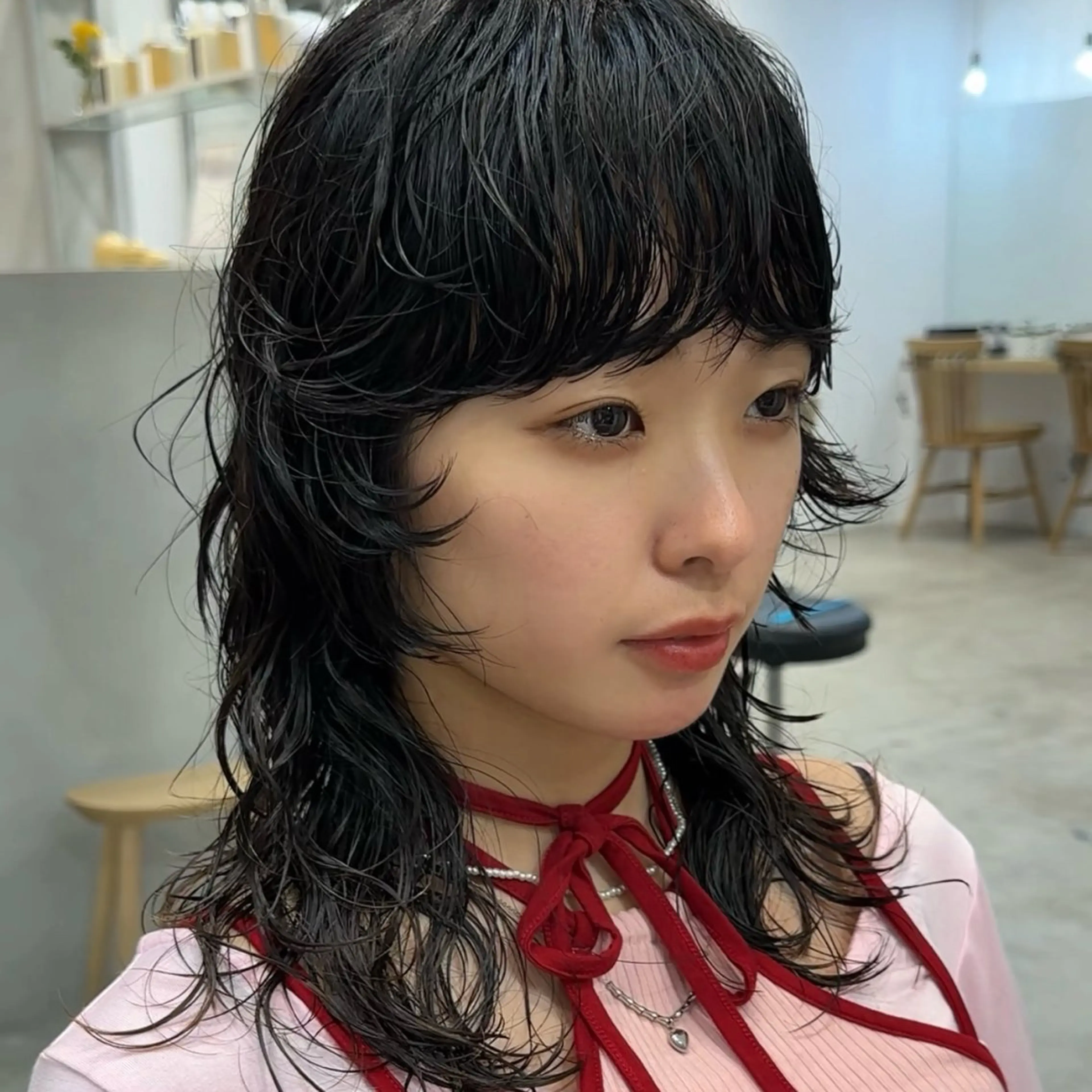 セミロング パーマ セミロングパーマ 🌀perm 🌀のヘアスタイル