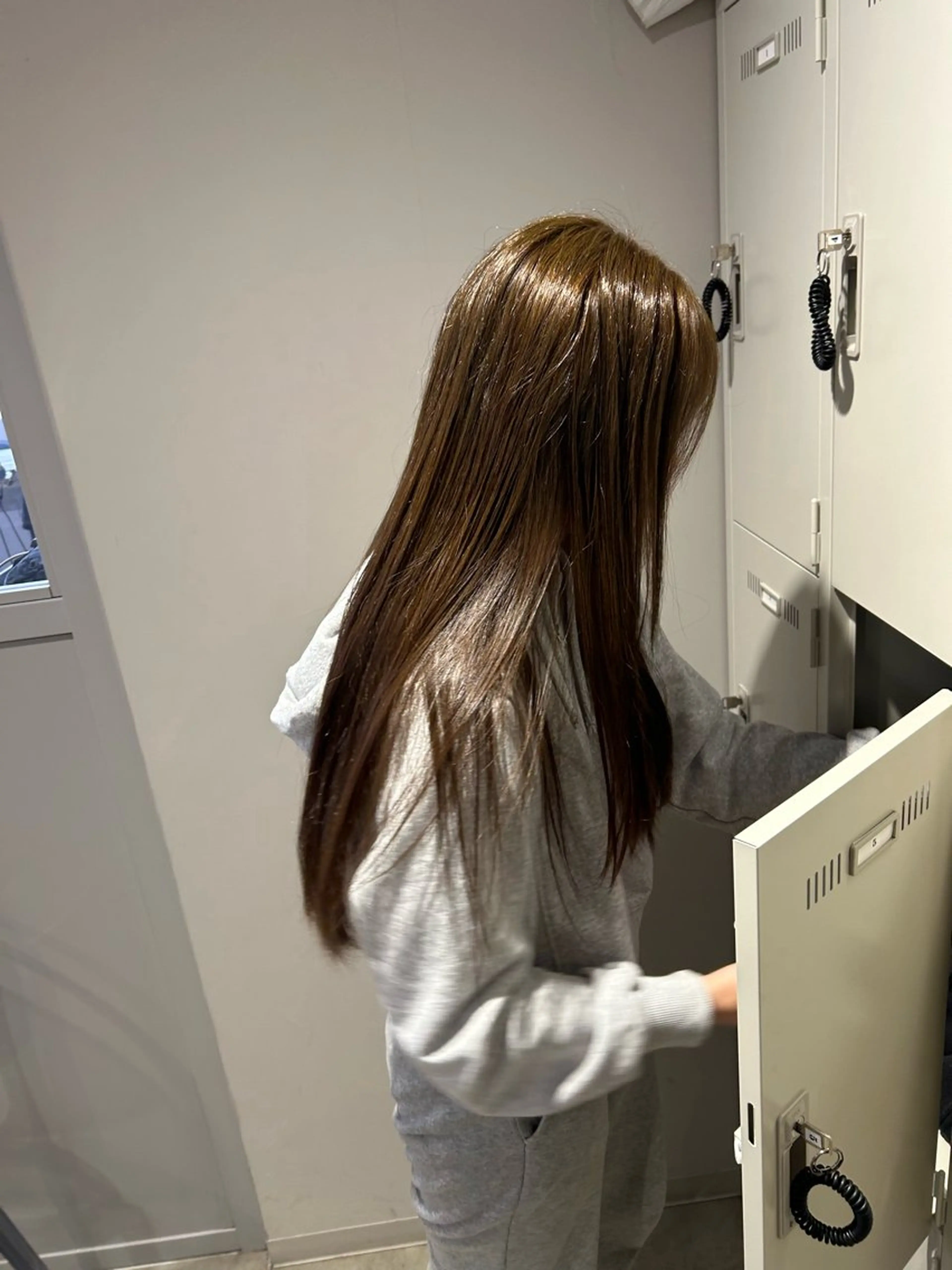 ロング カラー カット ヘアカラー ヘアセット 韓国/トレンド レイヤー【101】のヘアスタイル