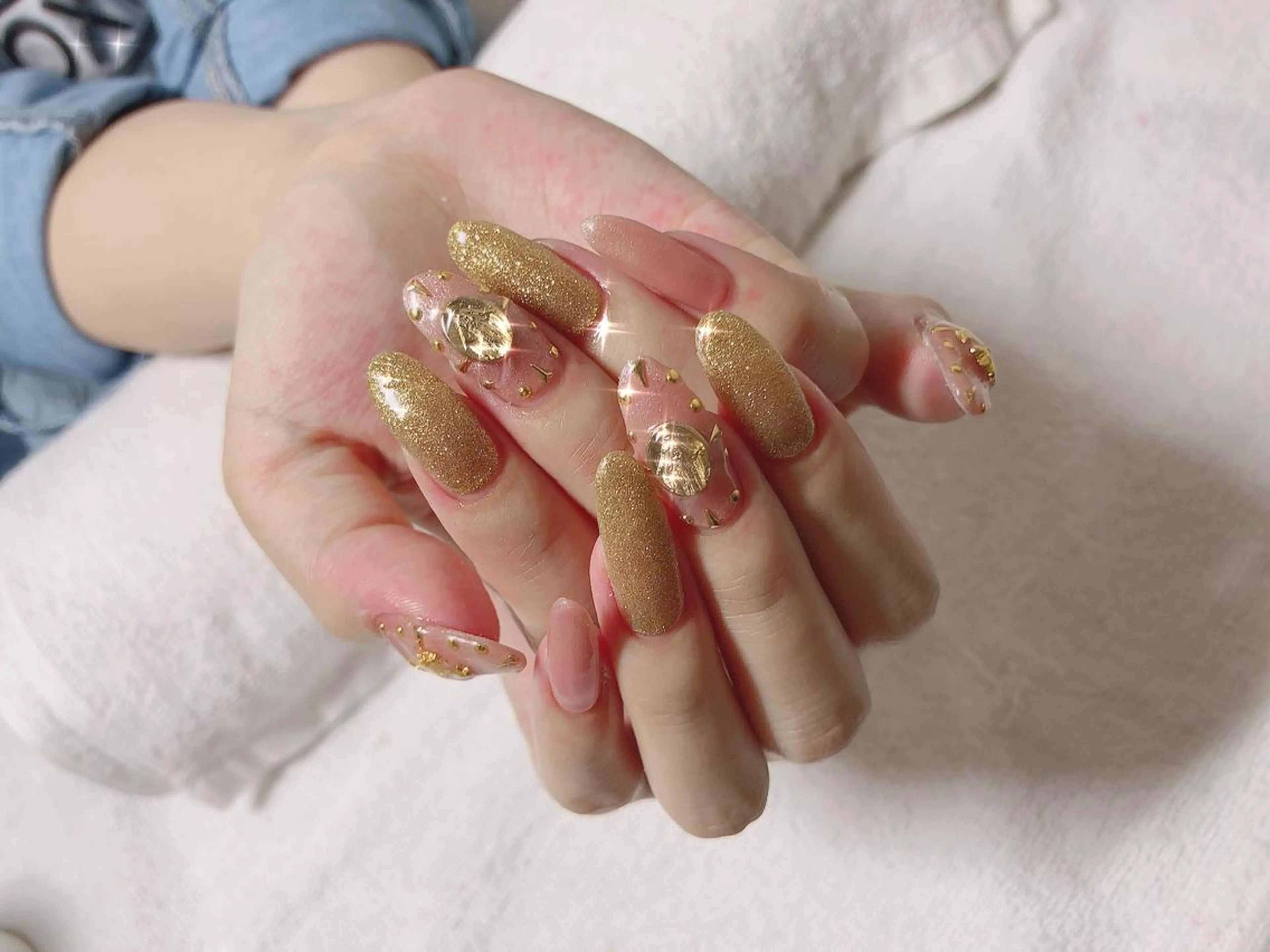 ミディアム ネイル ジェルネイル 《LB》ラブリエ Nail&eyeのマツエク・マツパデザイン