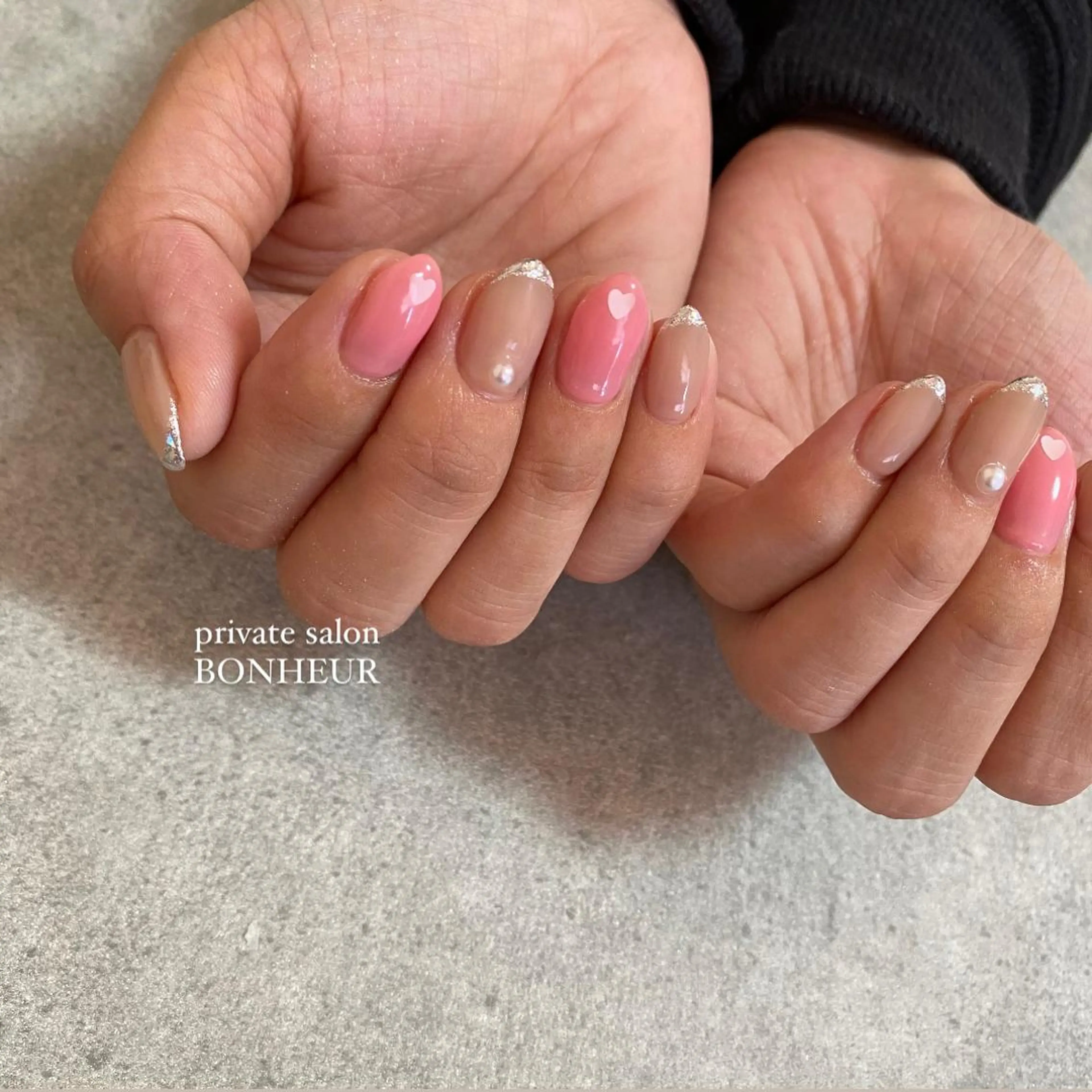 ネイル ハンドネイル BONHEUR Annaのネイルデザイン