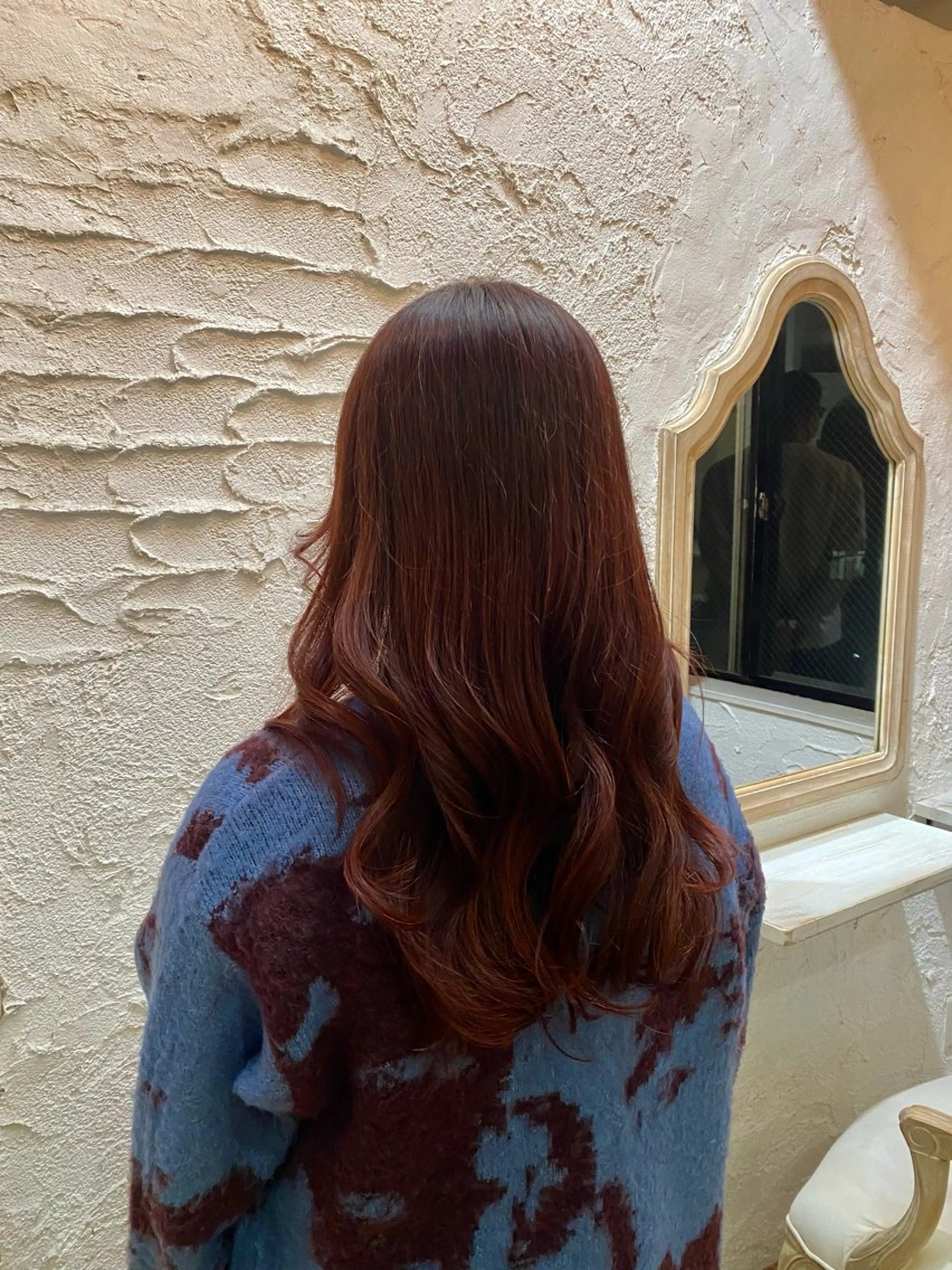 ロング カラー ボルドーカラー ブラウンカラー レッドカラー レッドブラウン ヘアカラー 遠藤 彩美/暖色系カラーのヘアスタイル