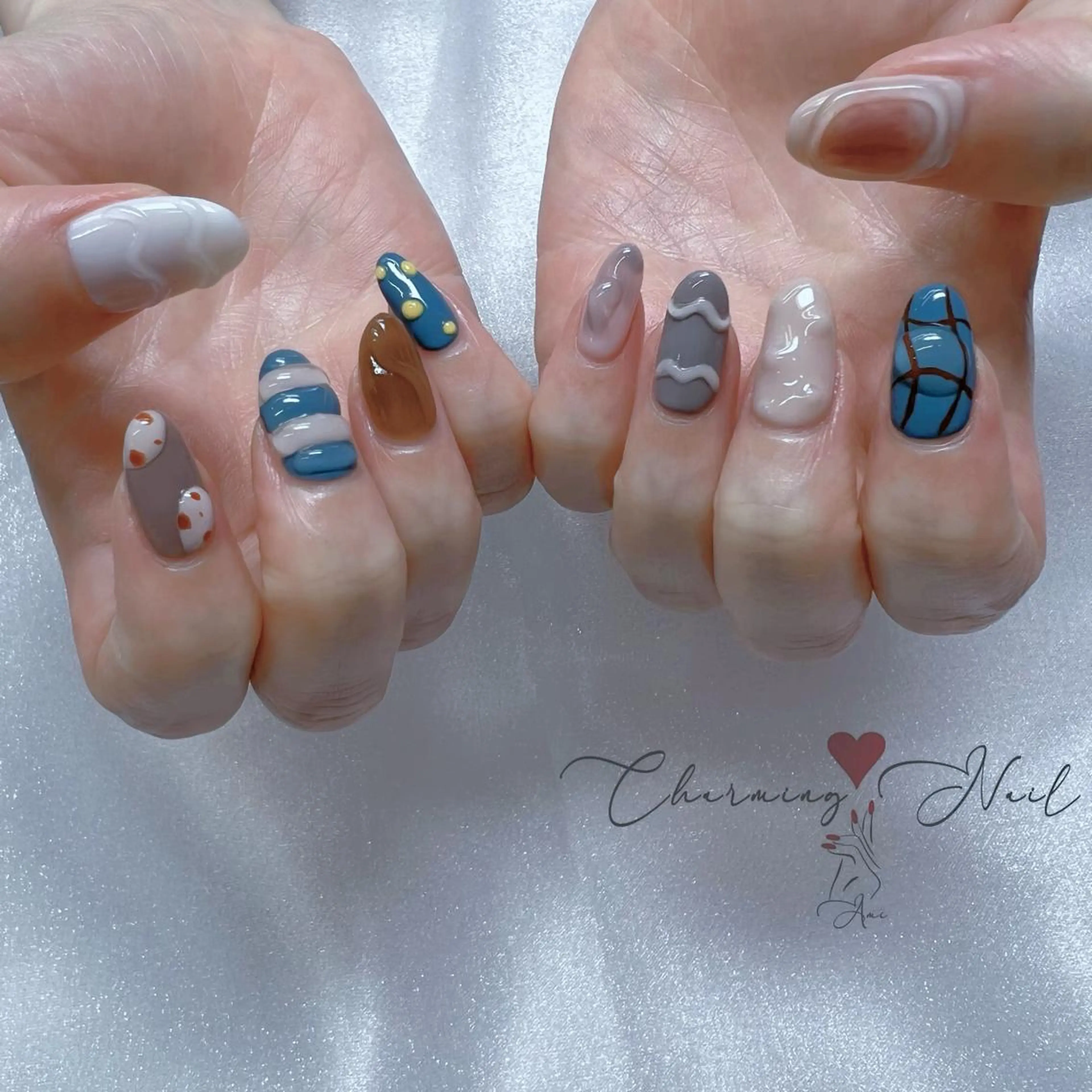 ネイル ジェルネイル おそろいネイル ニュアンスネイル ぷっくりネイル Charming❤️Nail所属・Nailist Amiのその他イメージ