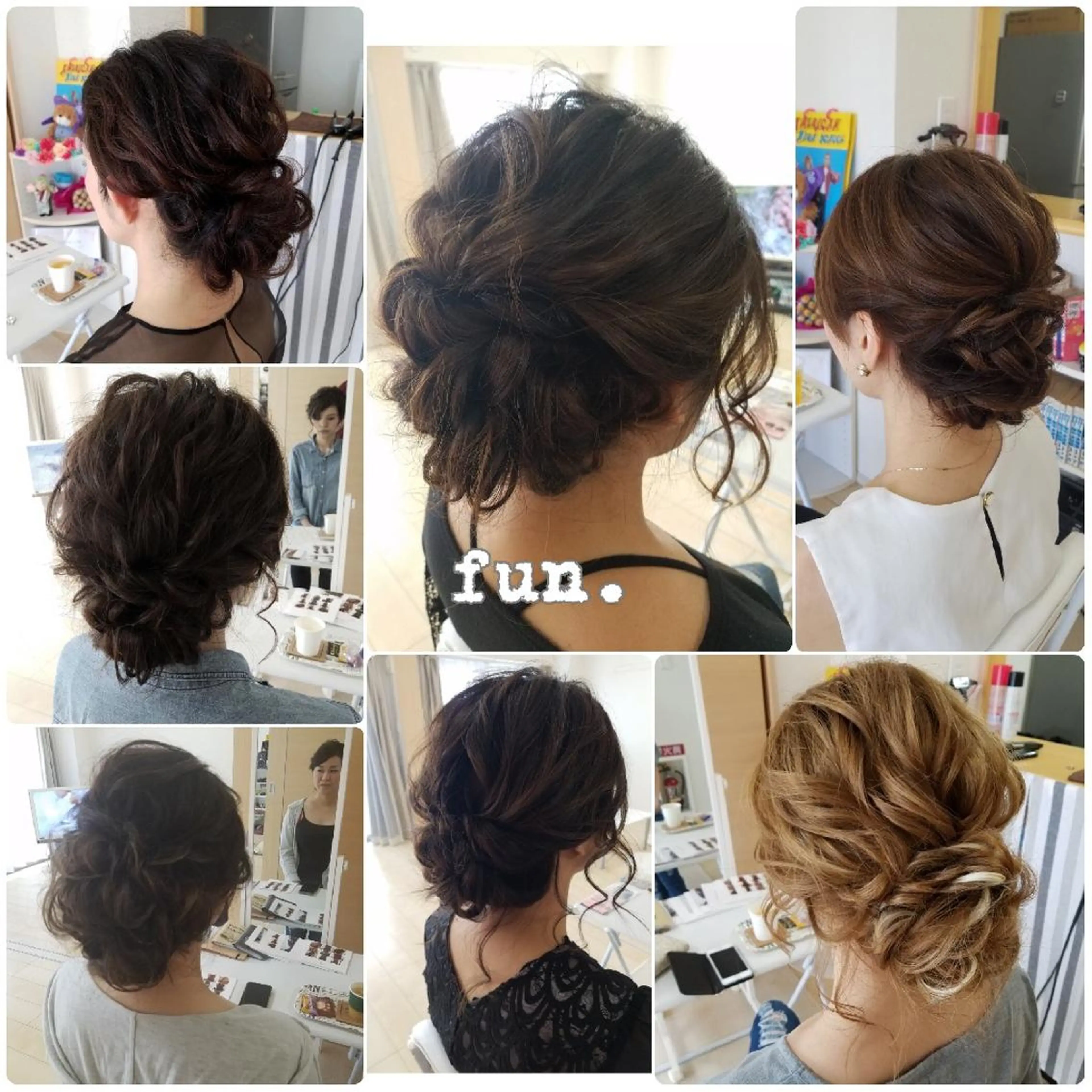 ミディアム ヘアアレンジ fun./ヘアセット /エクステ/着付のその他イメージ