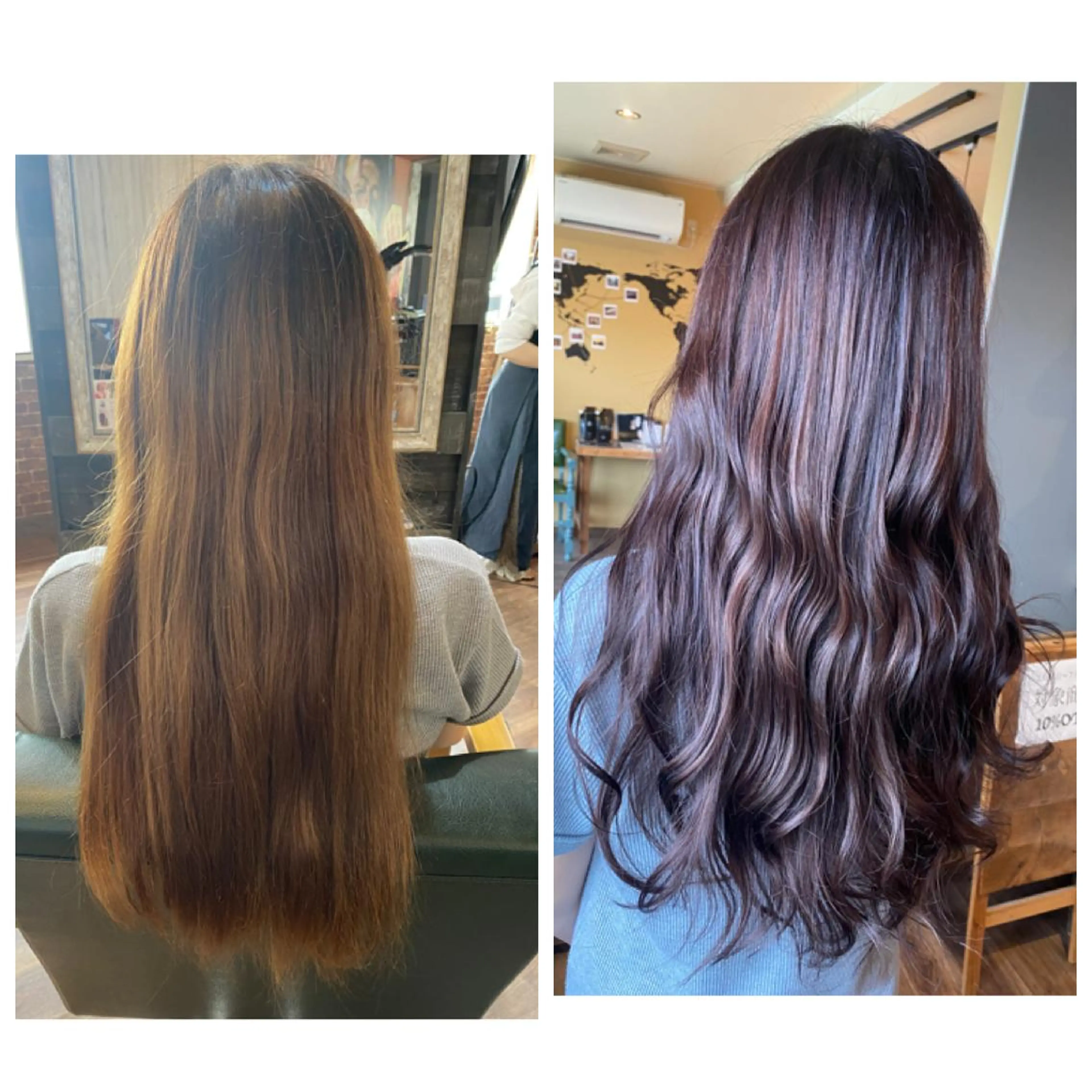 ロング カラー グレージュ ラベンダーカラー ラベンダーグレージュ ラベンダーグレー ハイライト/インナー /ブリーチ/レイヤーのヘアスタイル