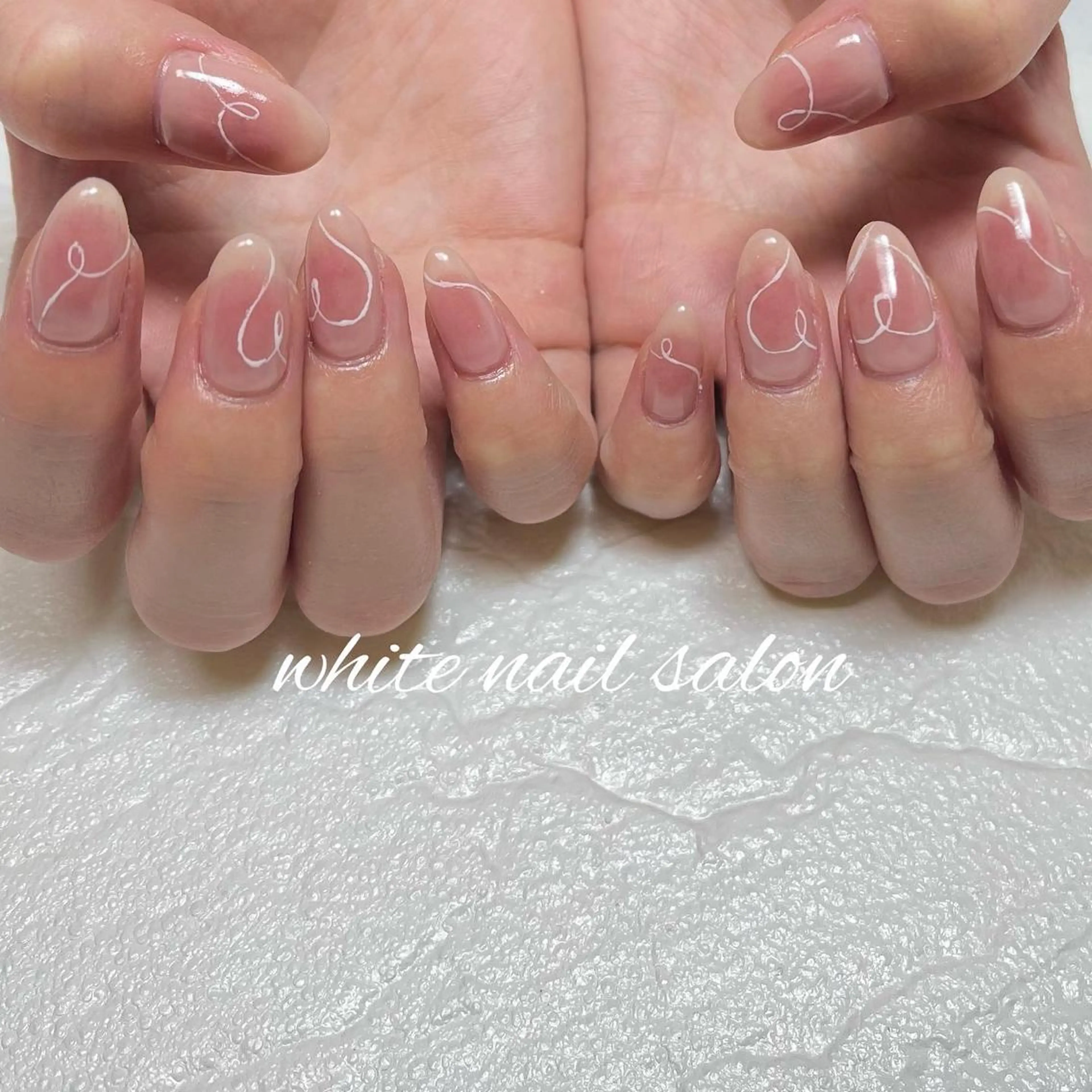 ネイル フットネイル ジェルネイル ハードジェル ラメ(グリッター) 持ち込み ハンドネイル white nail salonのネイルデザイン