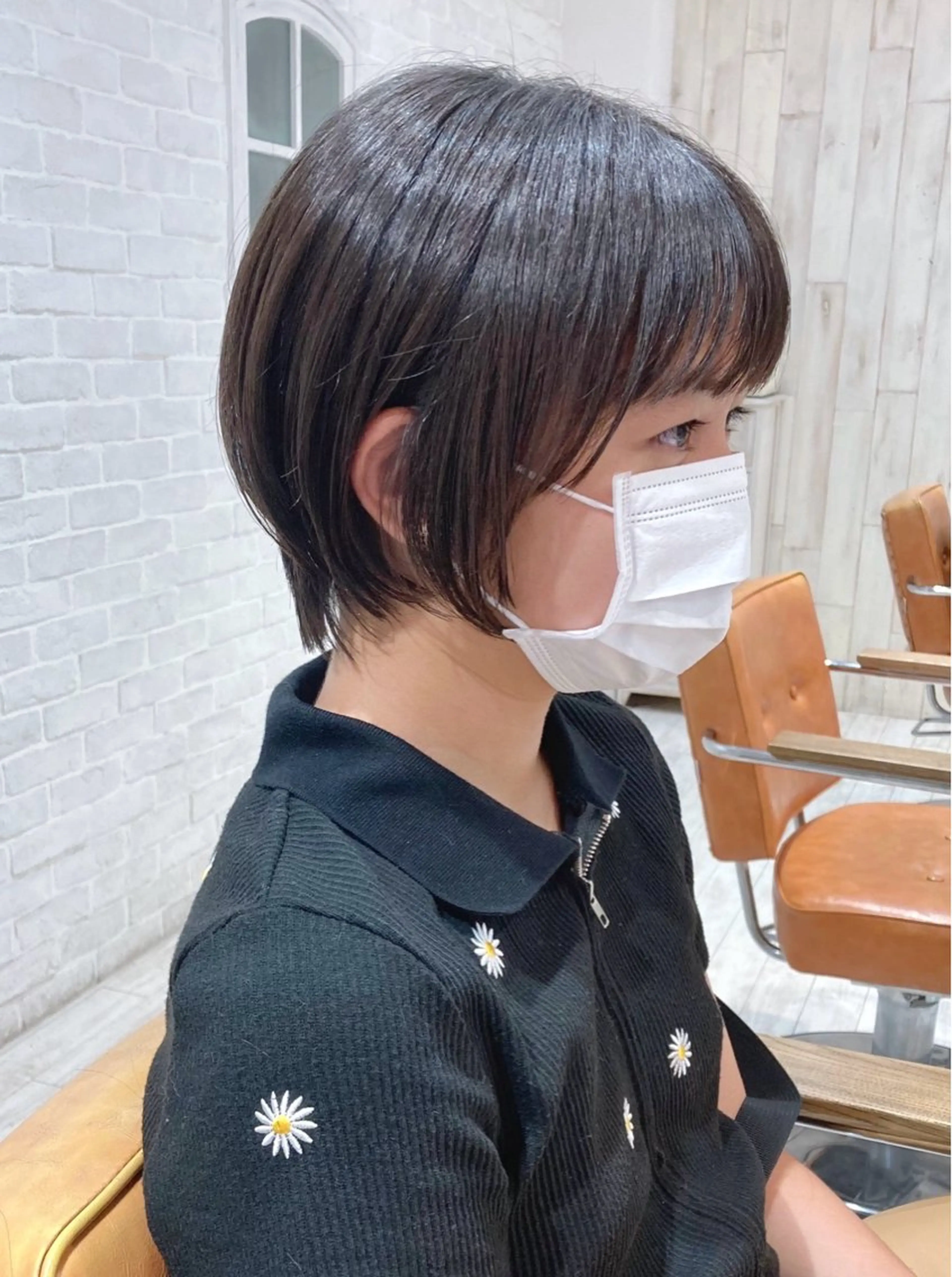 ショート ボブ 似合わせカット ショートヘア レイヤー/メンズ 竹田凪儀のヘアスタイル