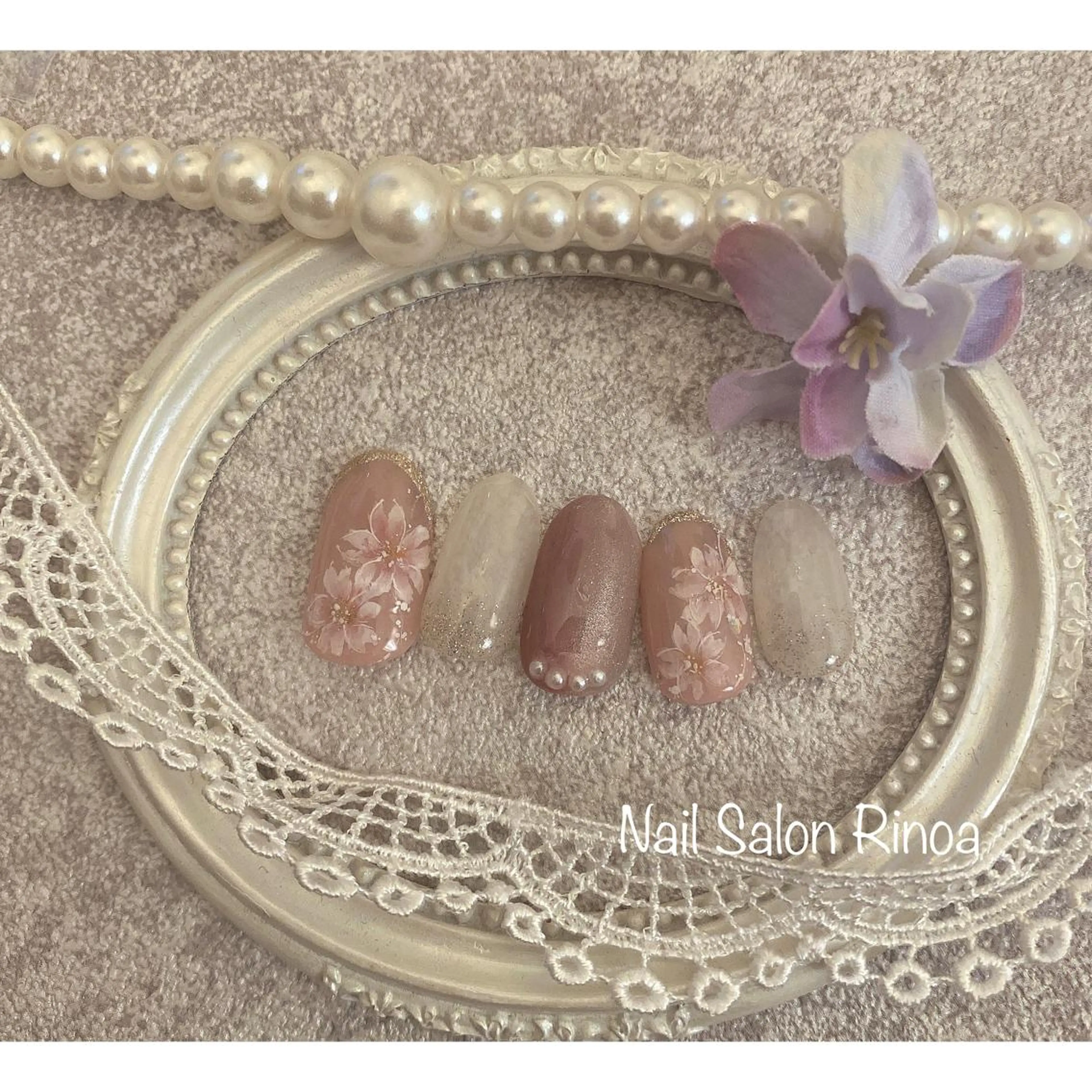 ネイル Nail Salon Rinoaのネイルデザイン