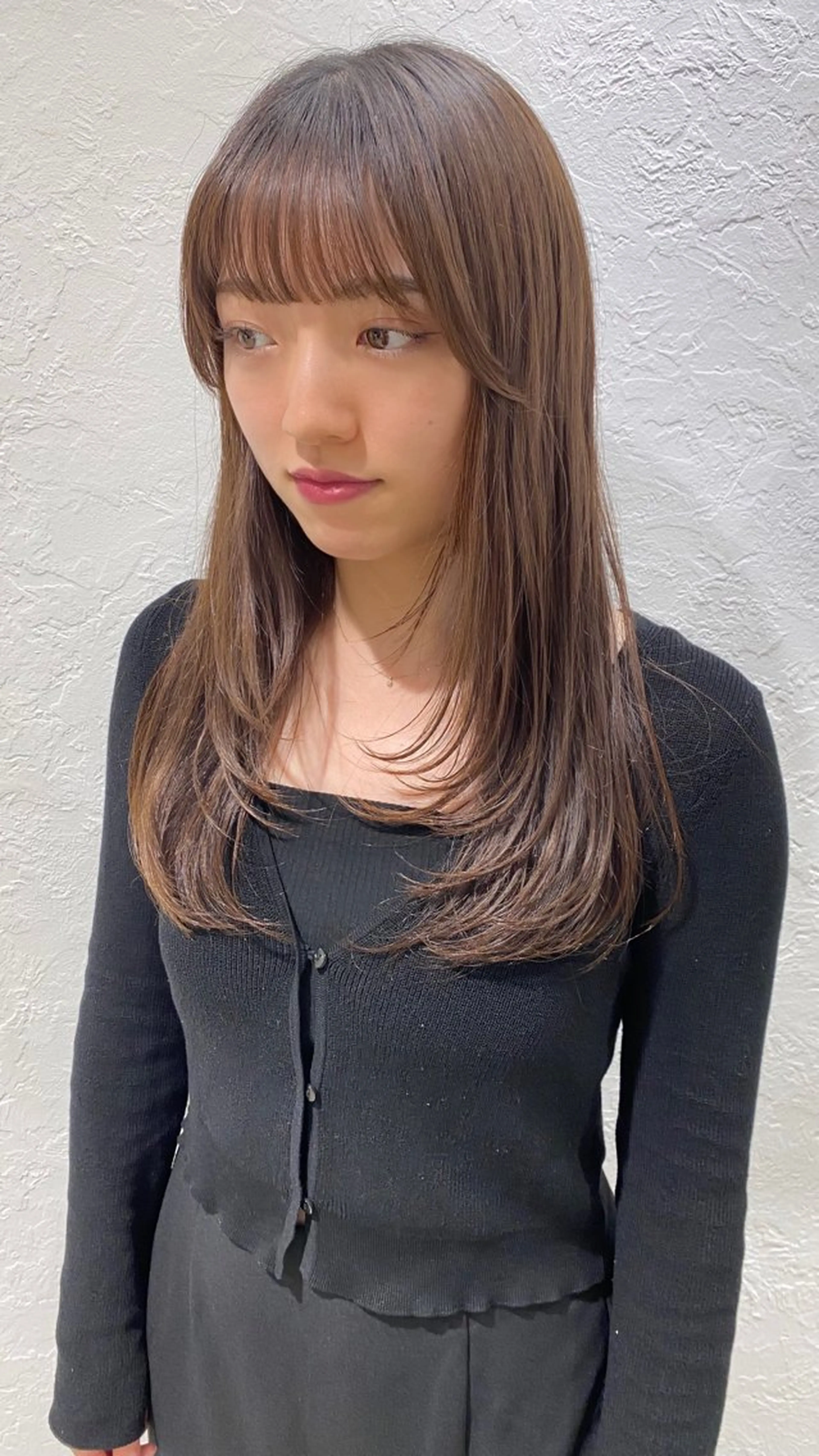 ロング 韓国風ヘア レイヤーカット hair shioのヘアスタイル