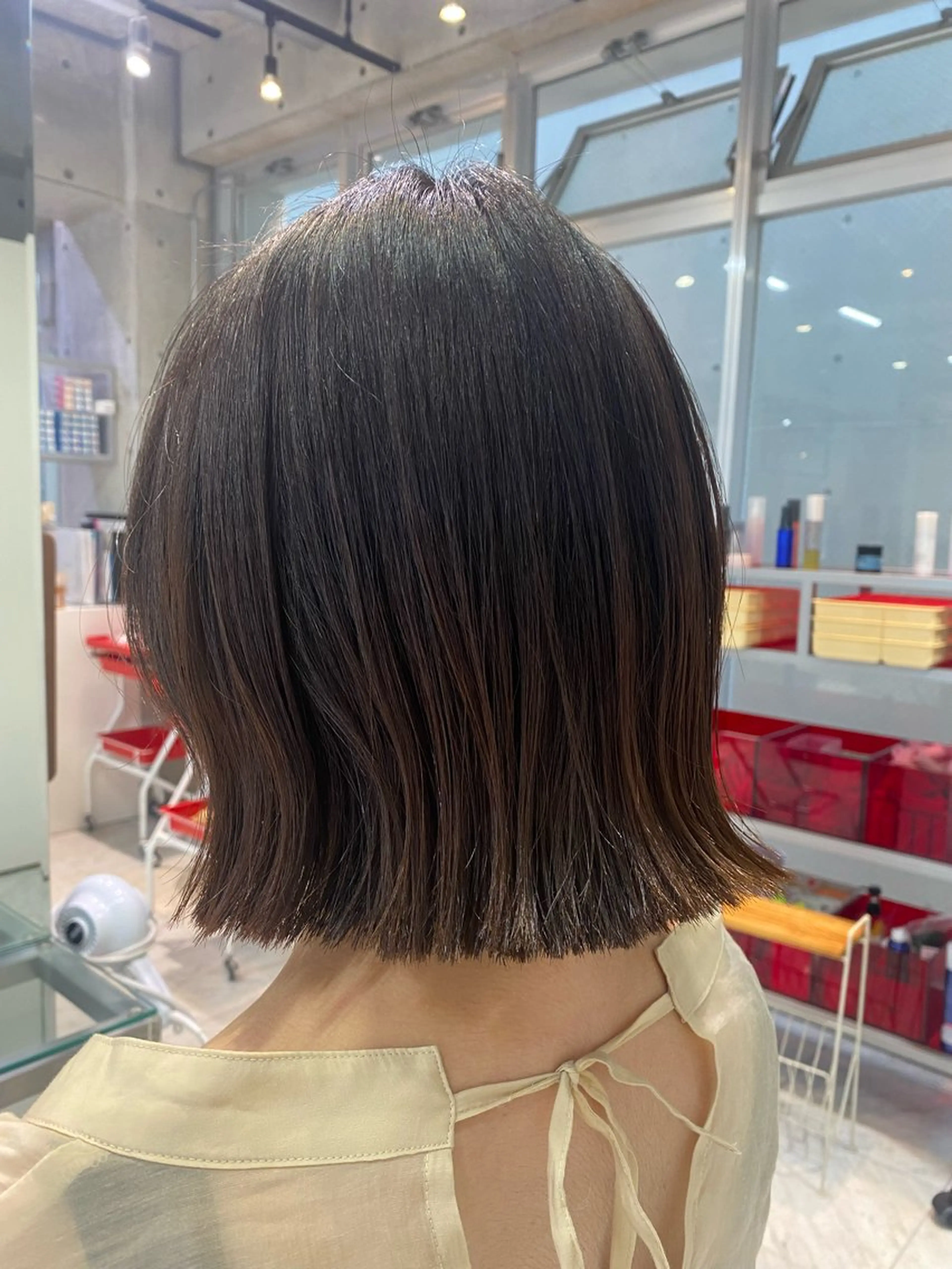 ショート ボブ 外ハネヘア RENJISHI  KICHIJOJI所属・🌈🧡ヤマダ ヒロナ🌈🧡のヘアスタイル