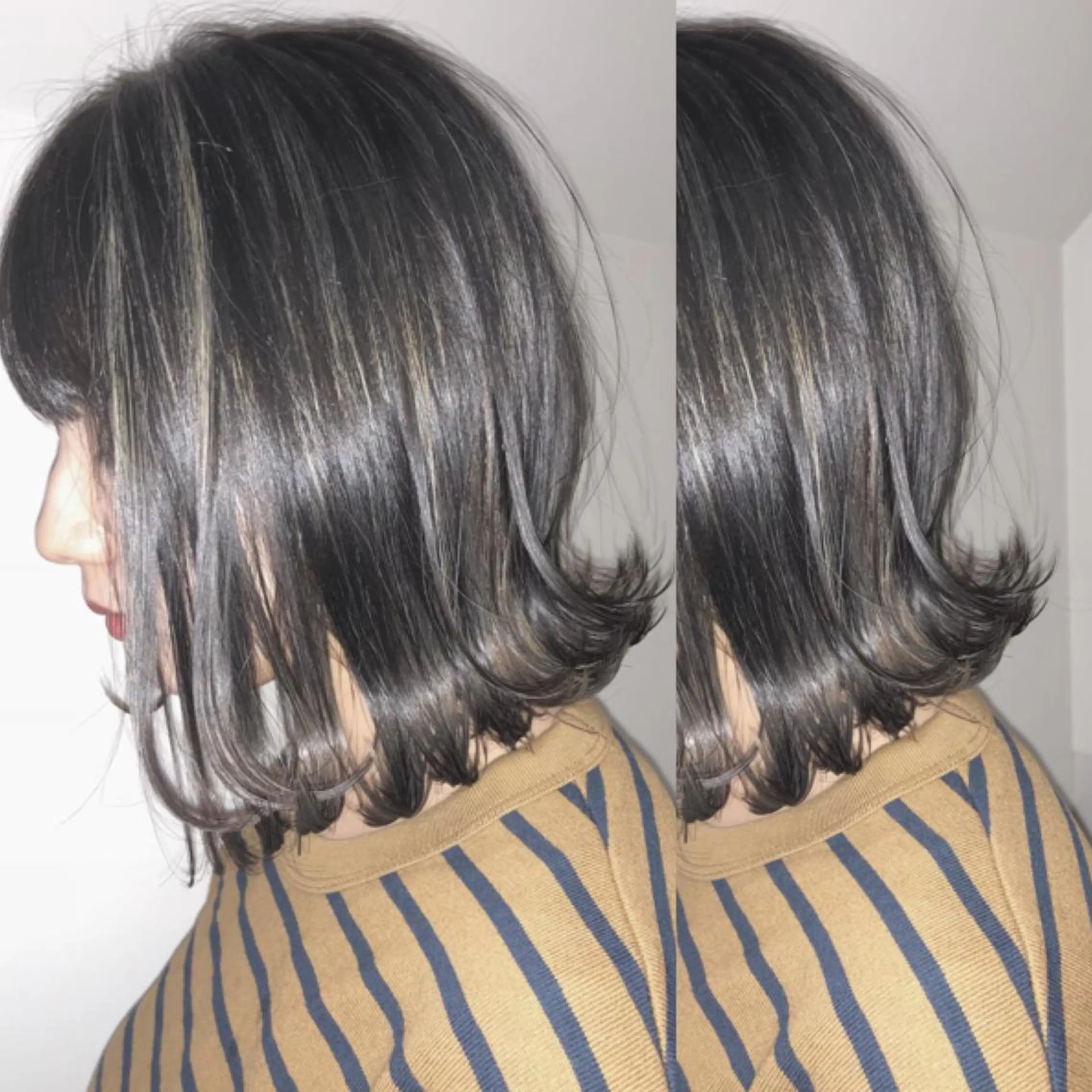 ミディアム カラー ヘアアレンジ 🦋韓国ヘア 坂本 菜摘🦋のヘアスタイル