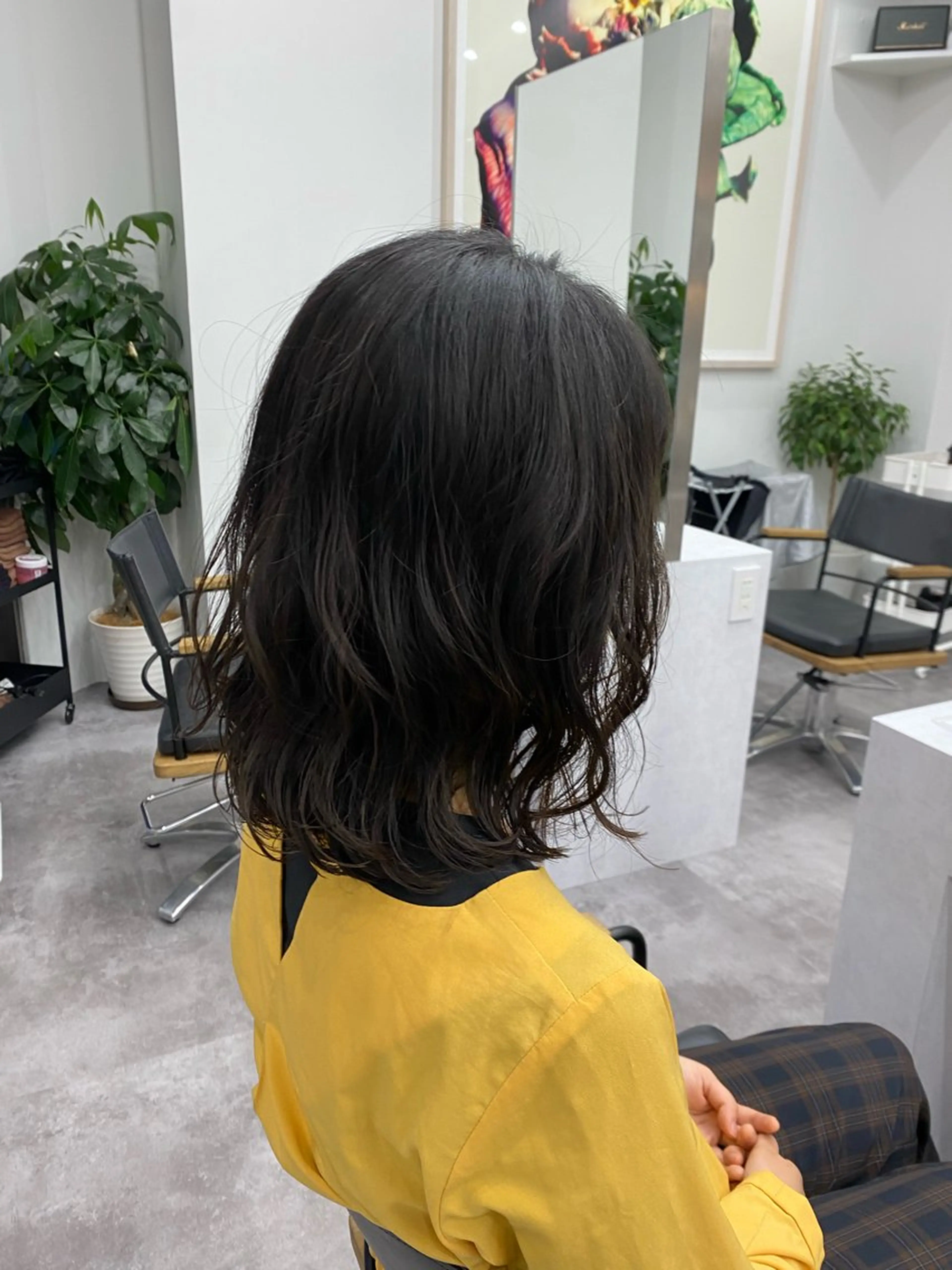 セミロング カラー パーマ ヘアアレンジ レイヤー/メンズ🥑 マエダアズミ🥑のヘアスタイル