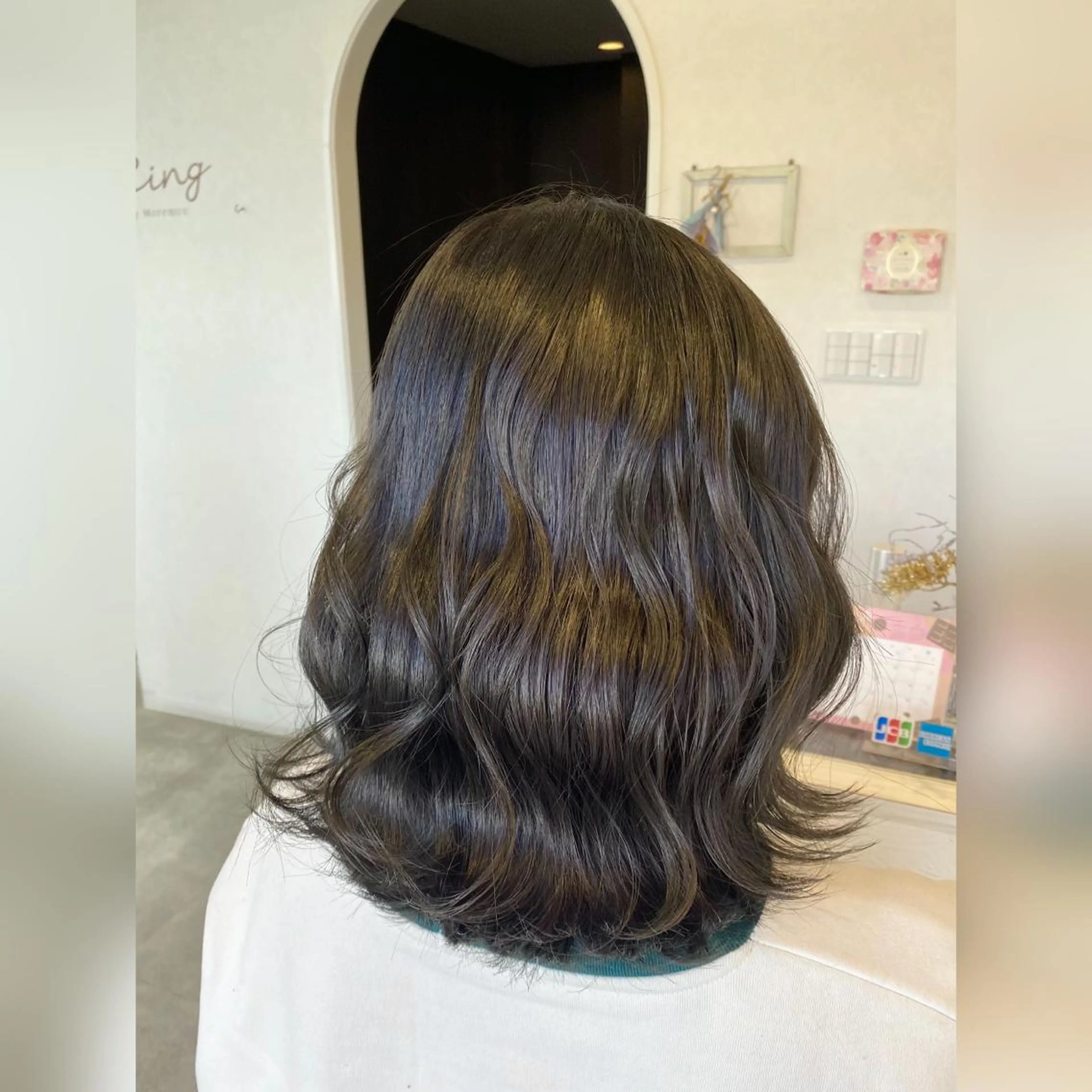 カラー オリーブカラー 🐾 かとう 🐾のヘアスタイル