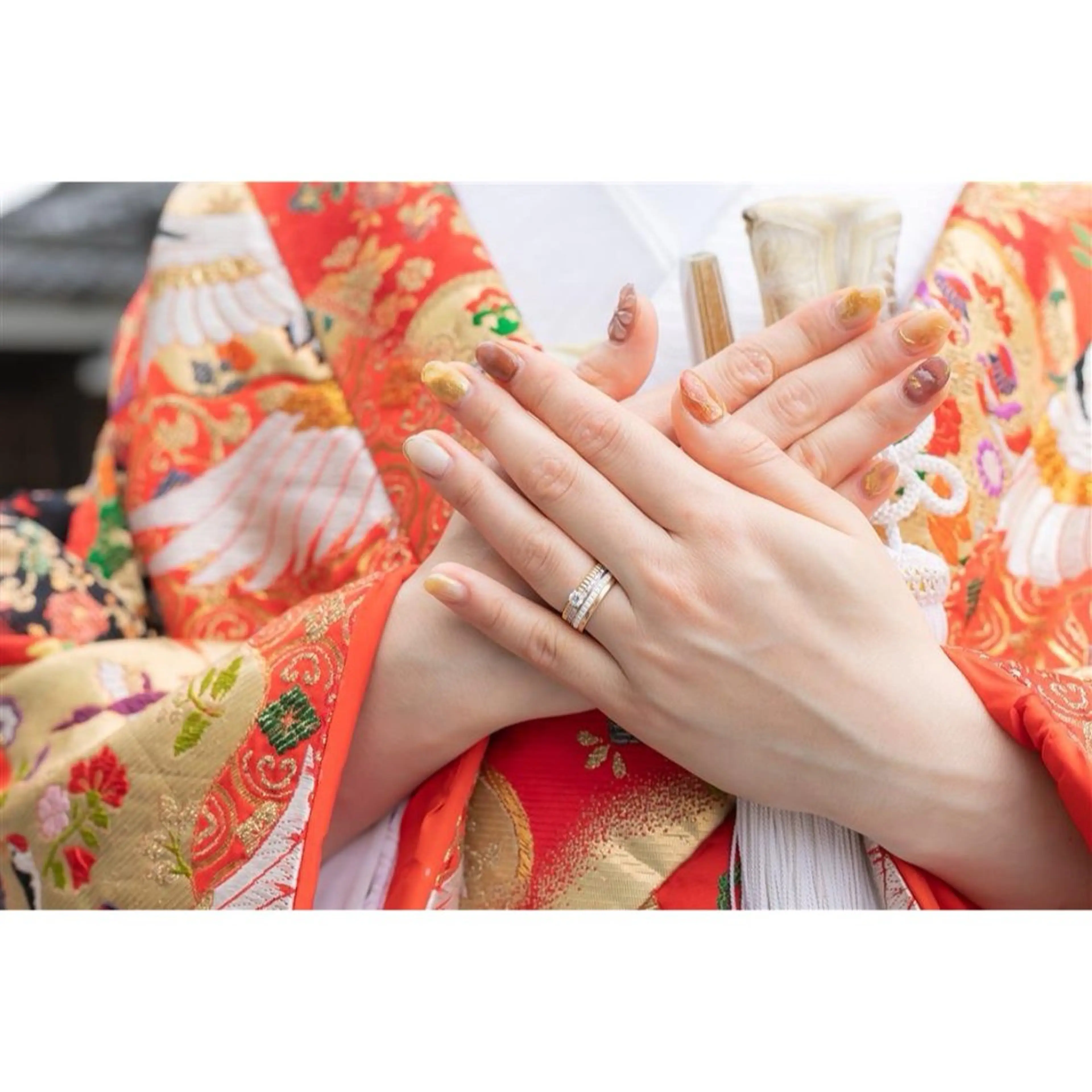 ネイル ジェルネイル ブライダルネイル 加藤 優子のネイルデザイン