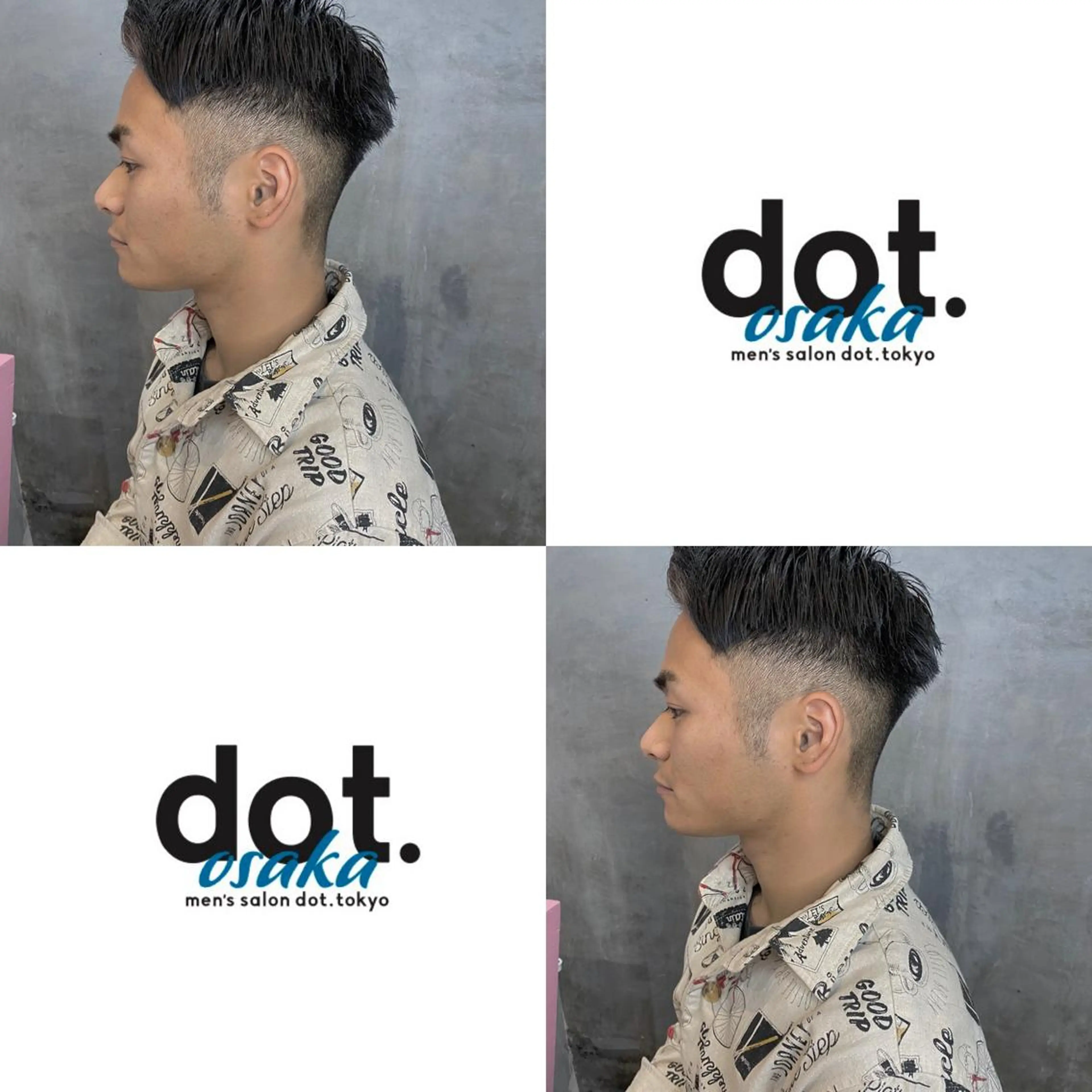 ショート メンズ CLUTCH天王寺 西藤遥河のヘアスタイル