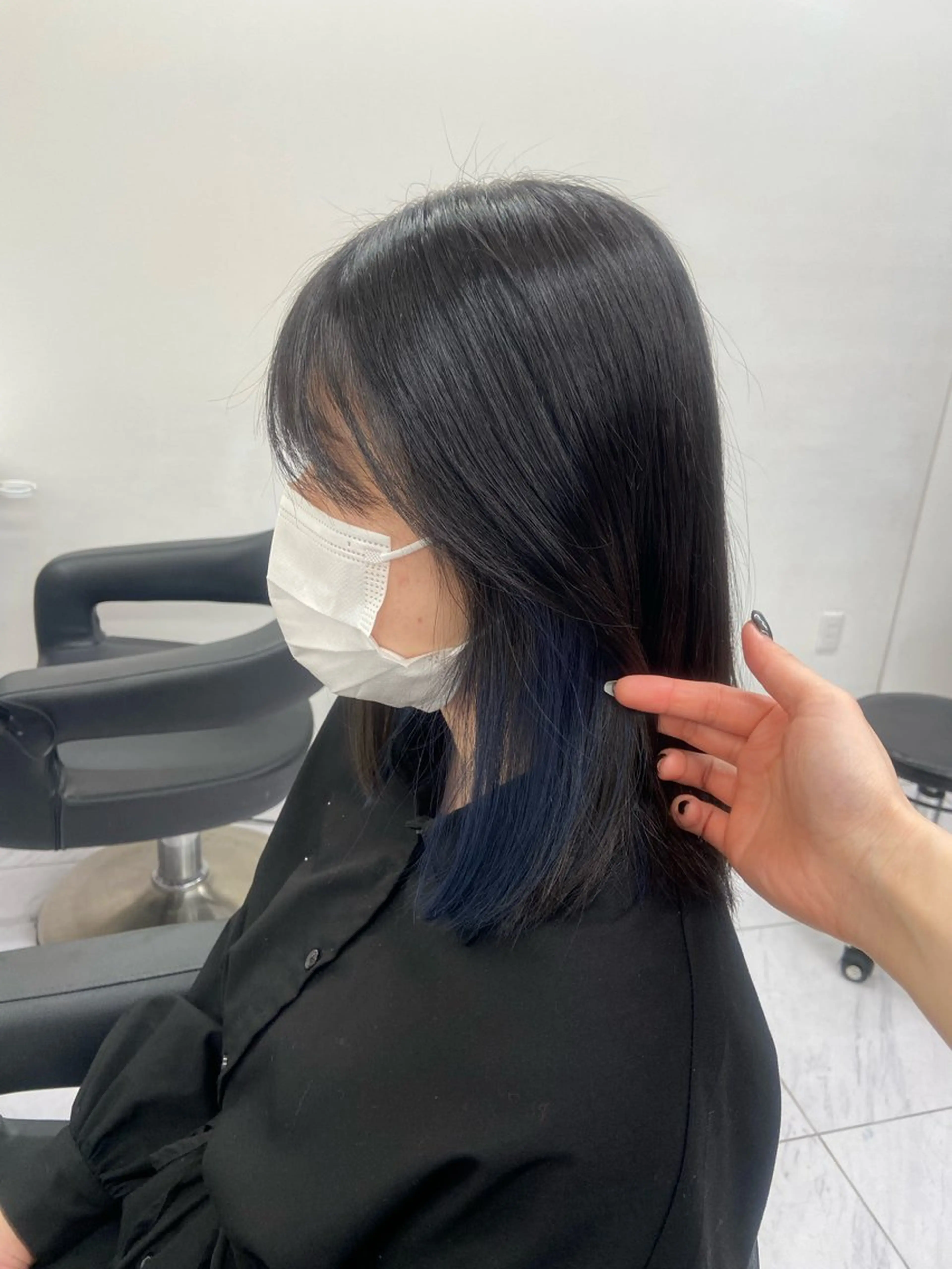 ミディアム カラー ヘアアレンジ flammeum所属・ハイトーン/ボブ /misakiのヘアスタイル