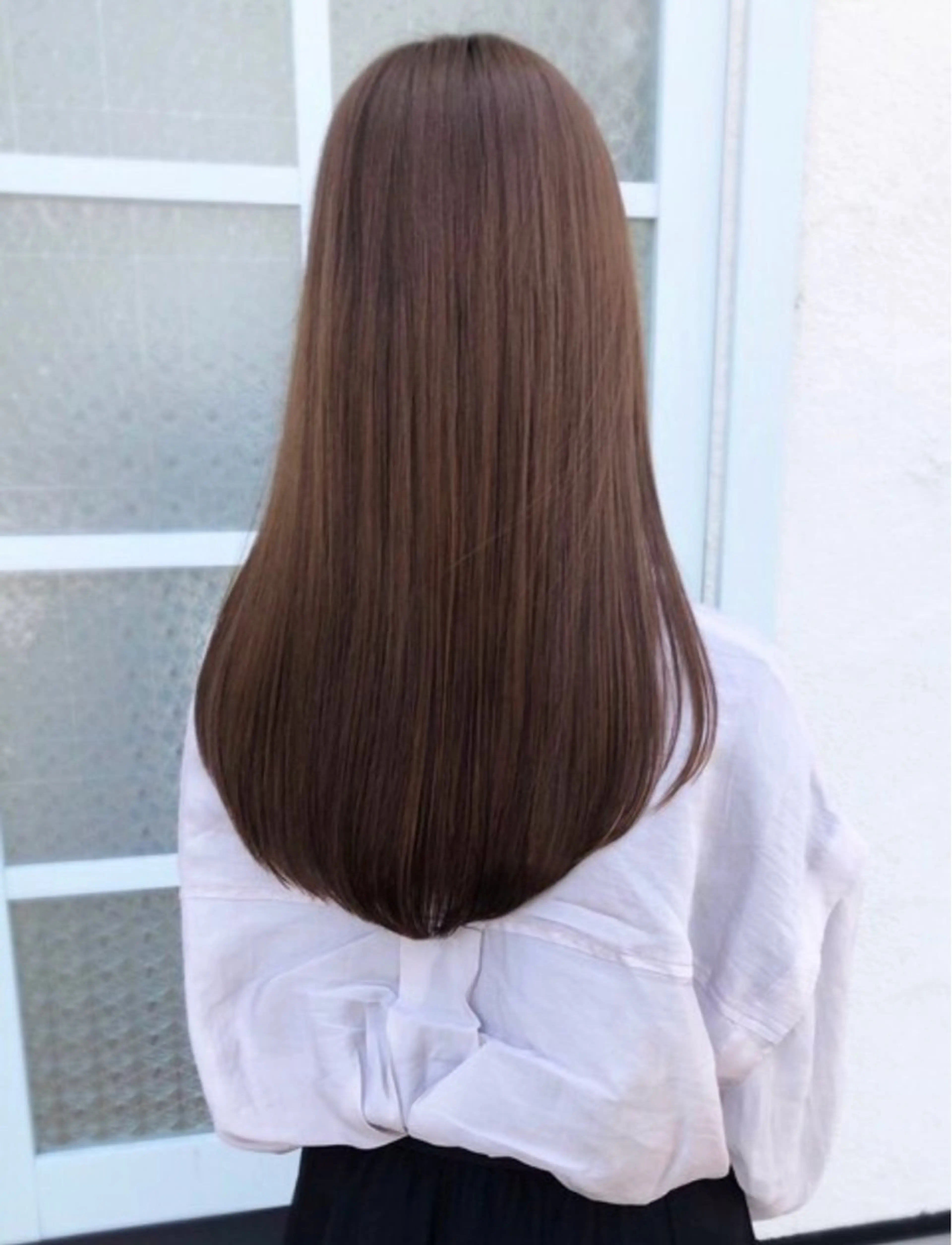 ロング 永井 若菜のヘアスタイル