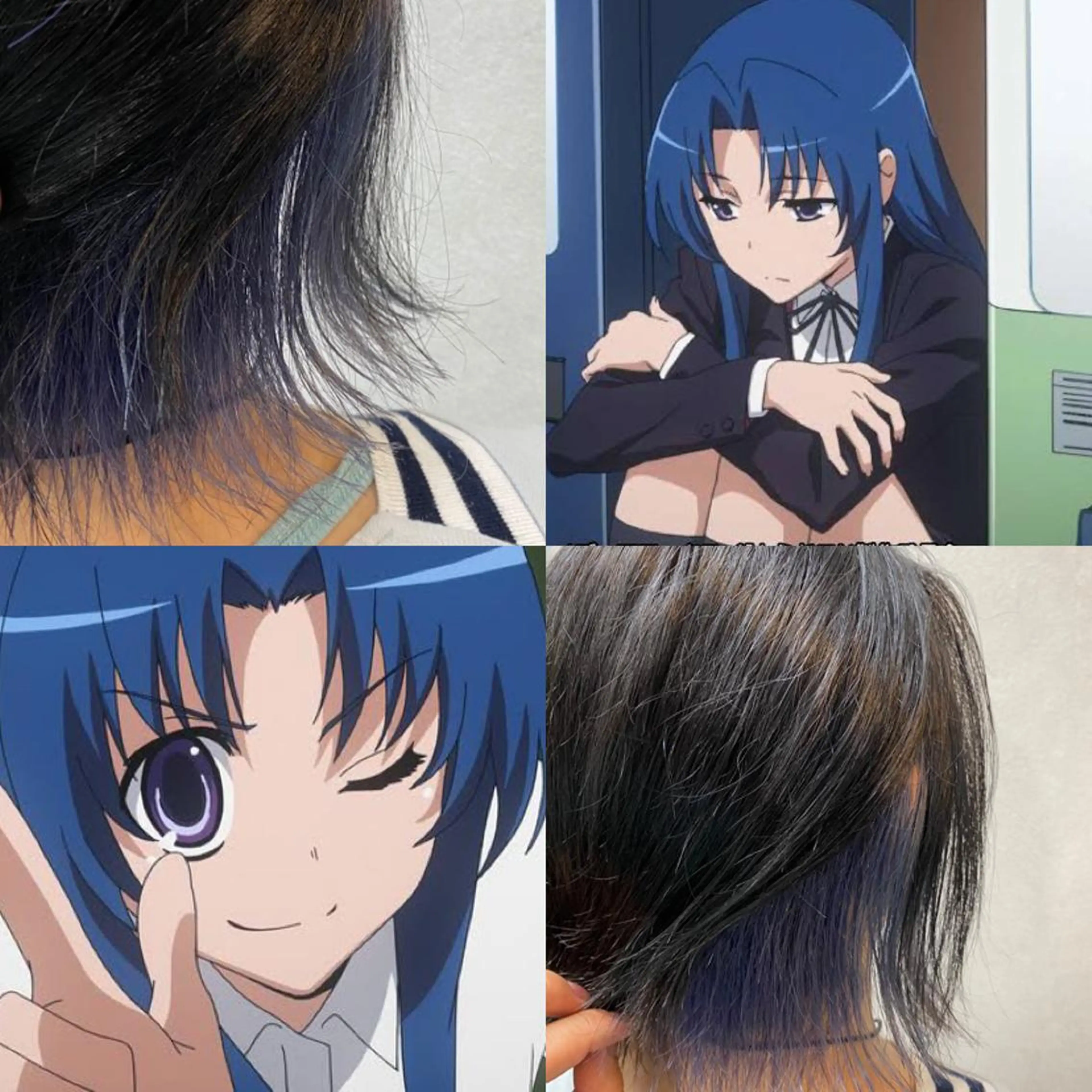 ショート カラー ブリーチ ブルーカラー インナーカラー 年間1500人担当 代表　南一路のヘアスタイル