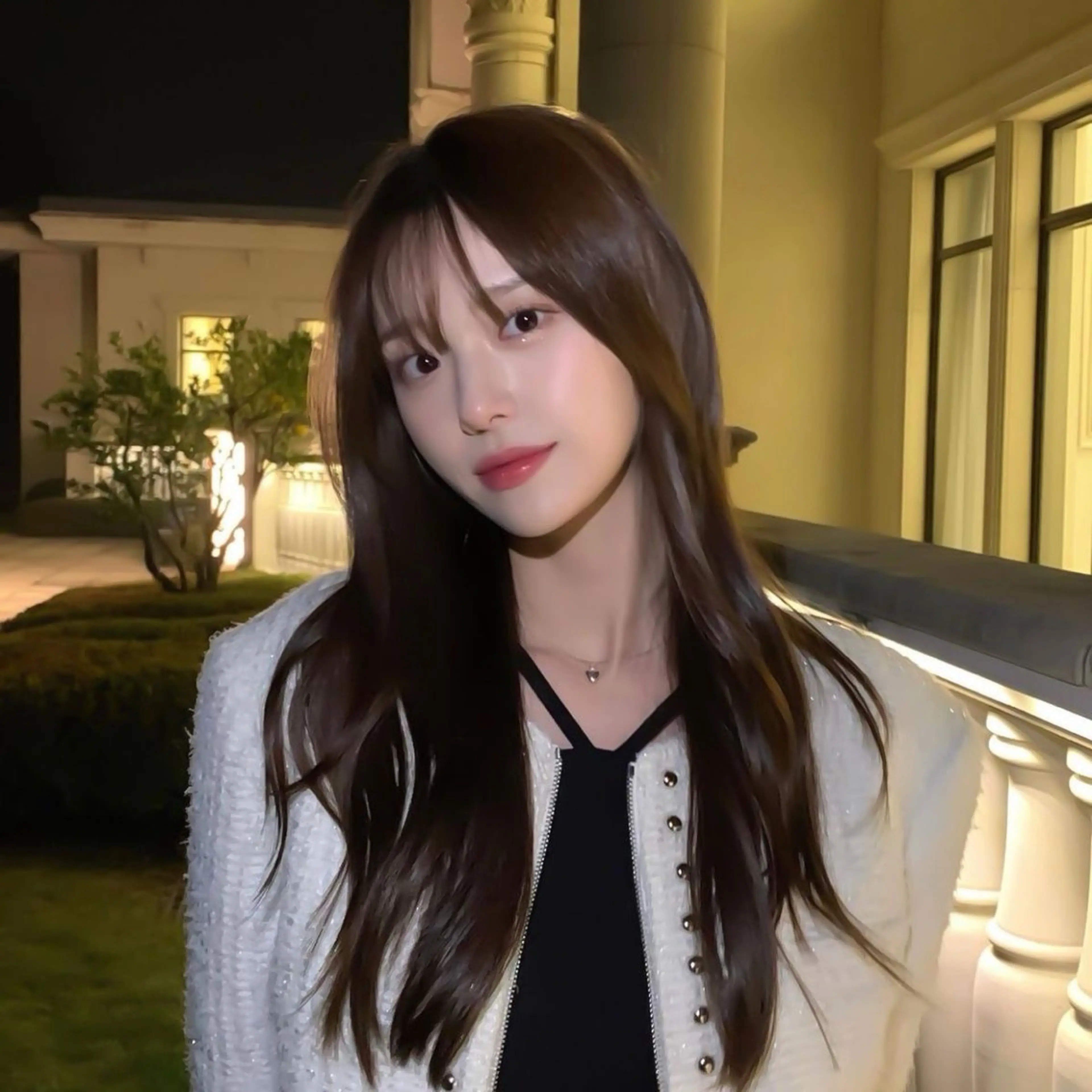 ロング カラー カット ヘアカラー トリートメント 莉乃/縮毛矯正/髪質 改善/艶カラーのヘアスタイル