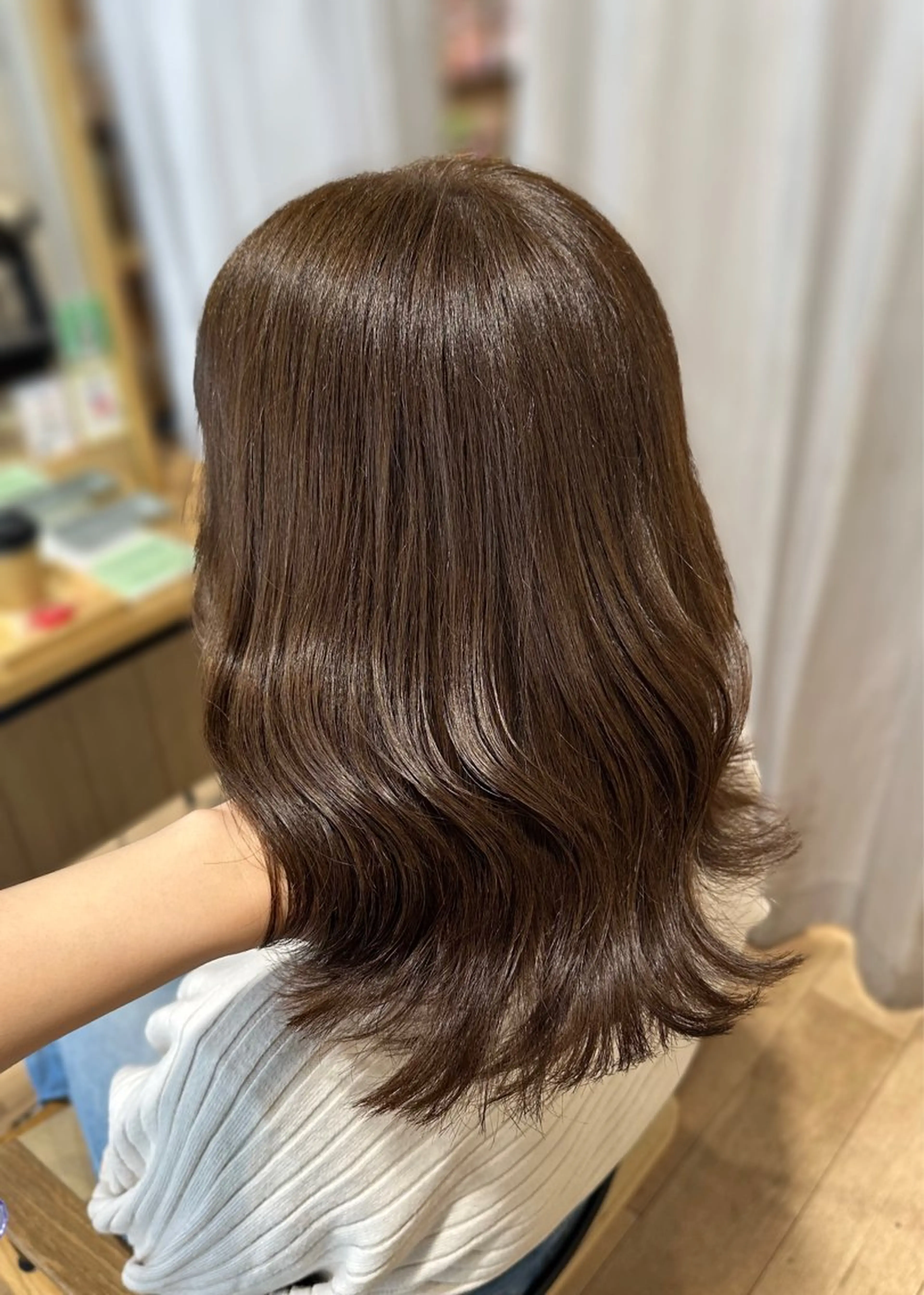 ミディアム 美容室ACTOR所属・うる艶ストレート 🌻かなみのヘアスタイル