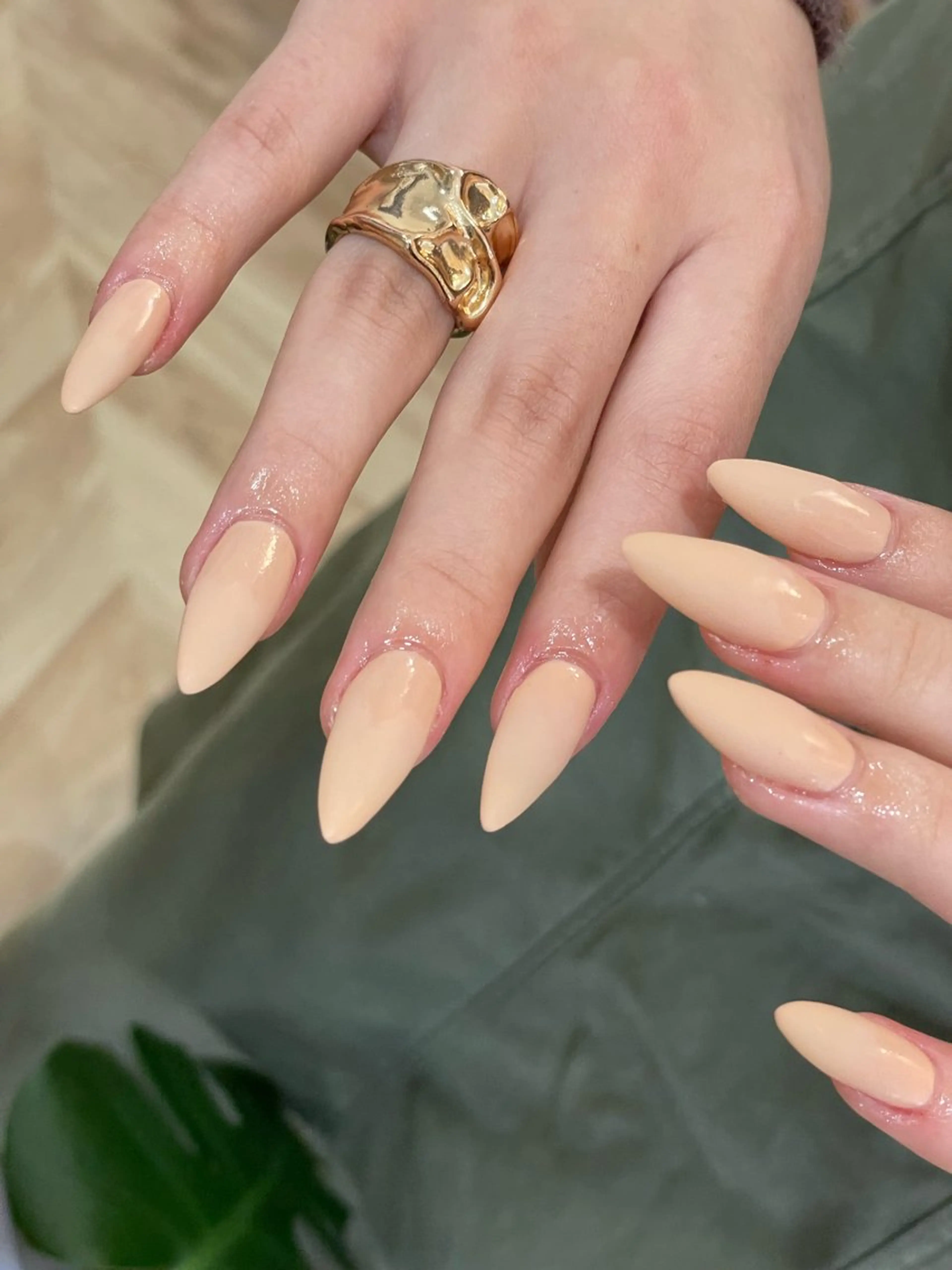 ネイル マットネイル ワンカラーネイル スカルプネイル ハンドネイル Nes.nail AYAのネイルデザイン