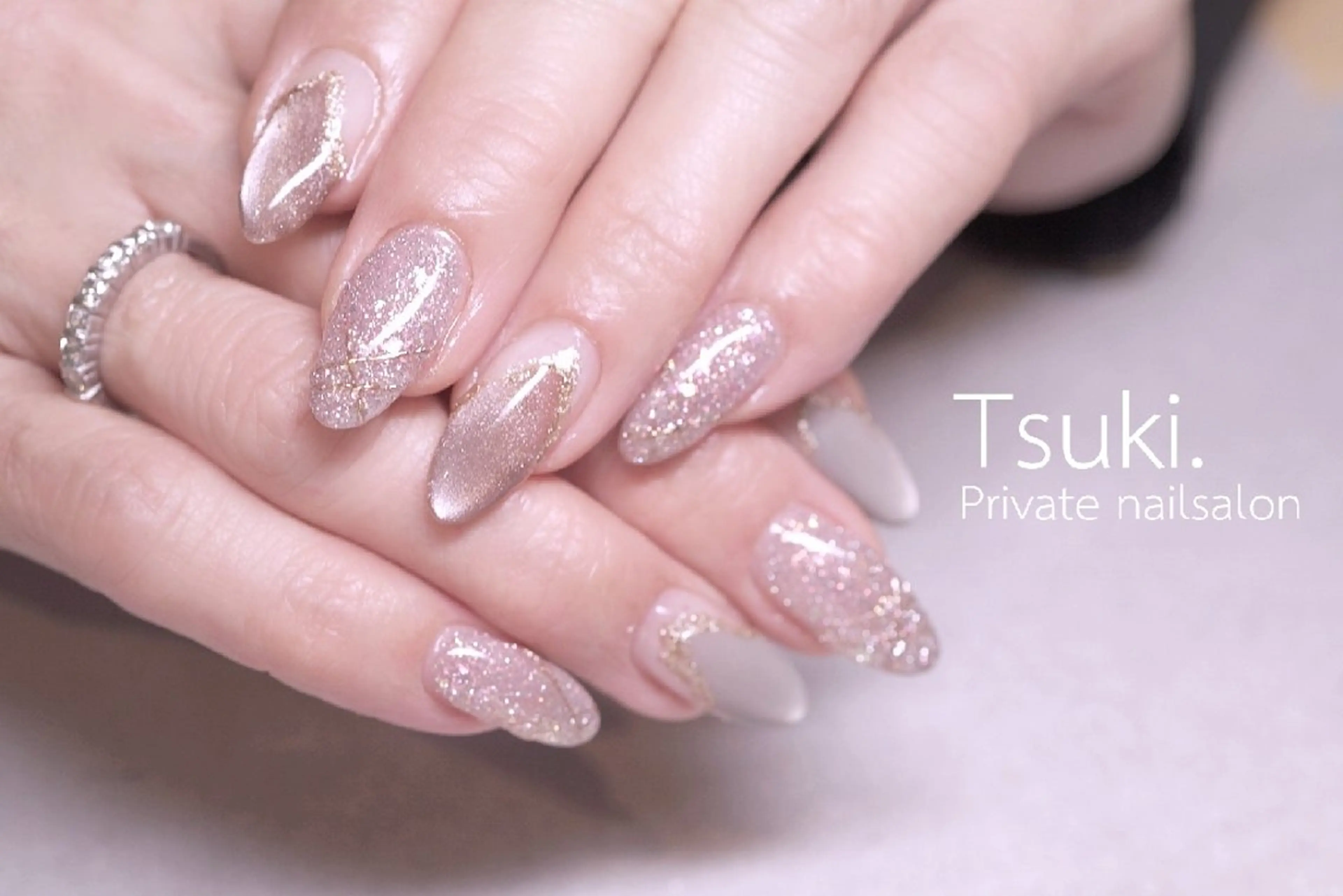 ネイル ハンドネイル ハンドケア Tsuki.所属・Nailsalon Tsuki.のネイルデザイン