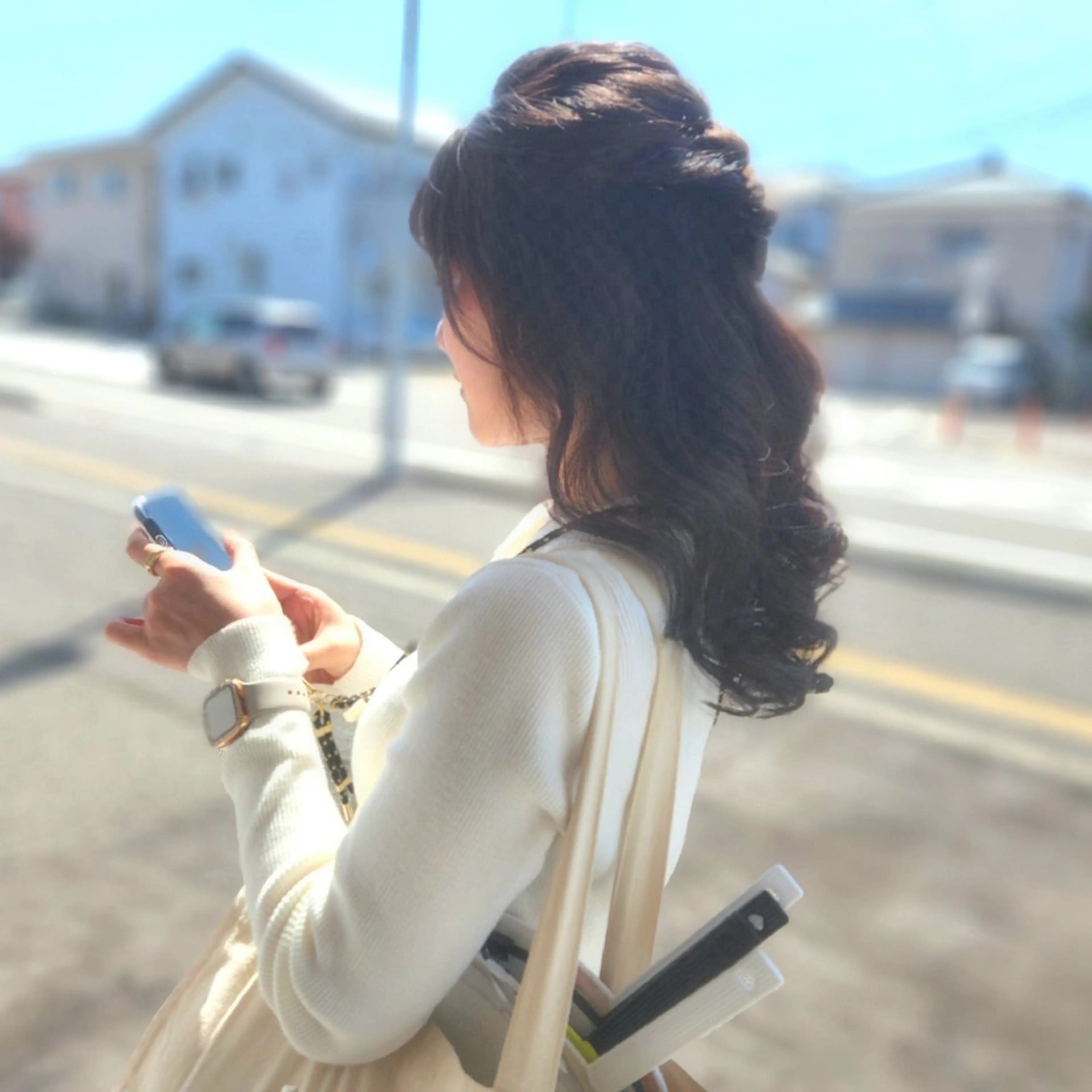 ヘアアレンジ ヘアセット O.hair designers所属・シールエクステ🎀 ホシノ🕒ユウカのヘアスタイル