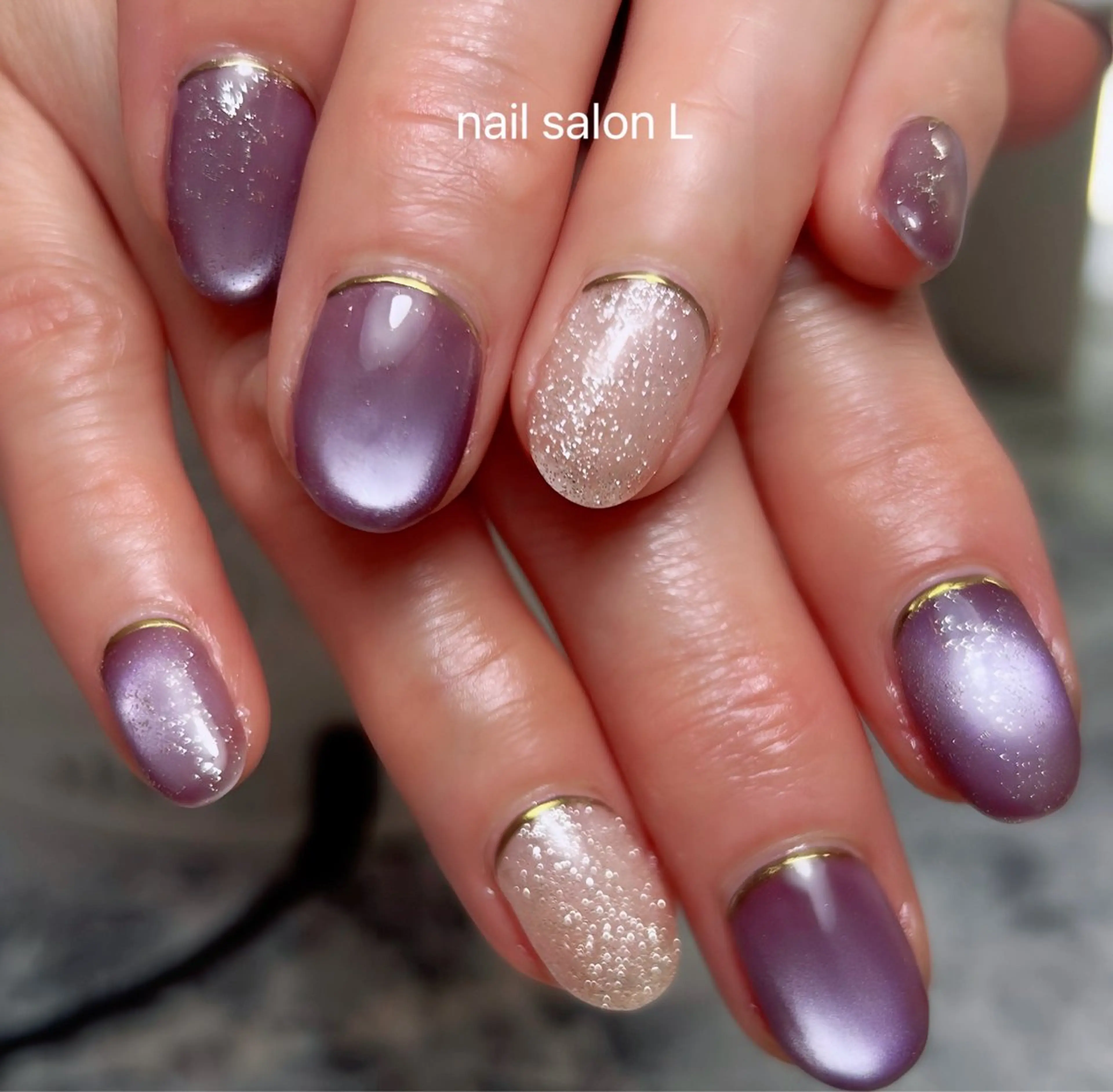 ネイル ハンドネイル 吉川市 ネイルサロンLのネイルデザイン