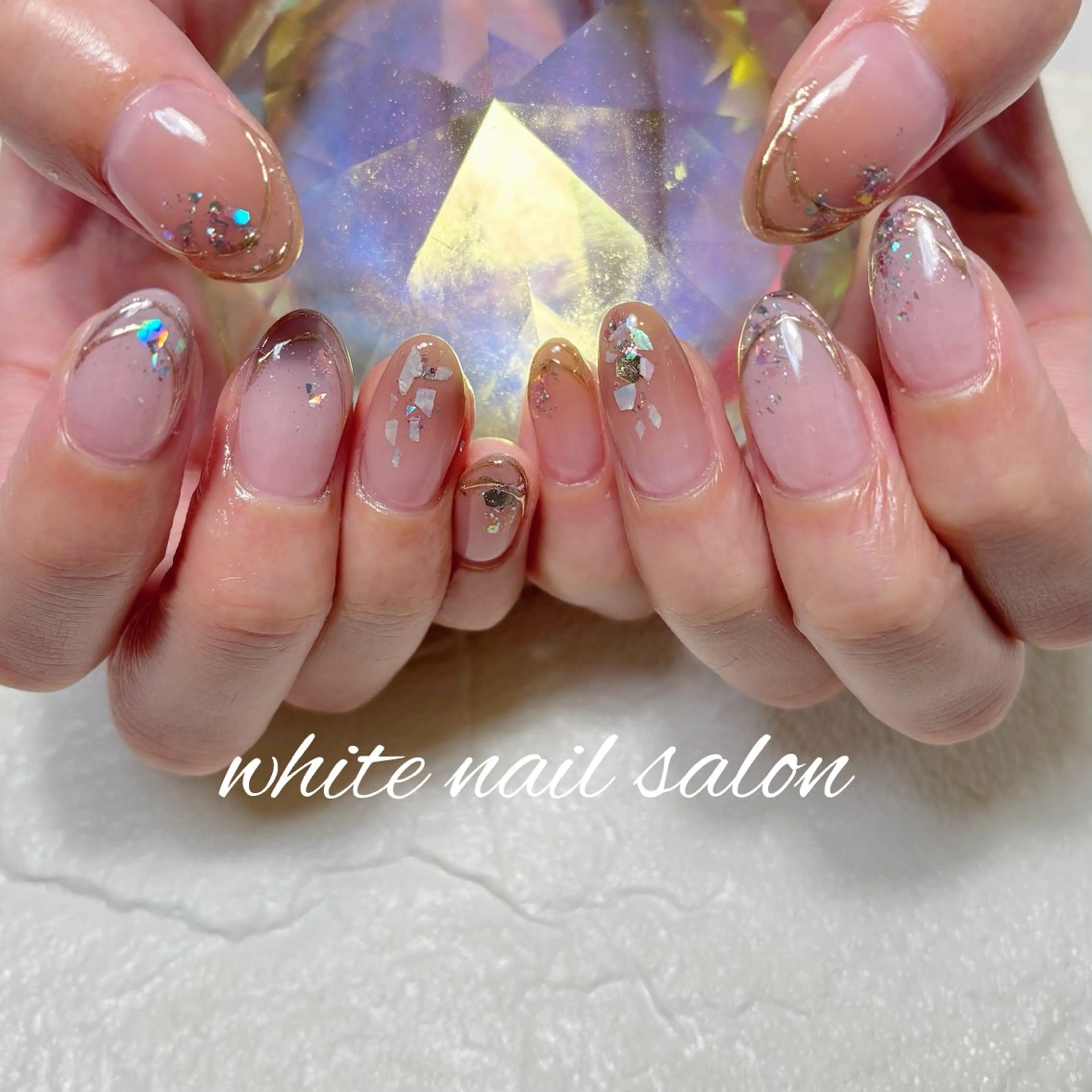 ネイル フットネイル ハンドネイル white nail salonのネイルデザイン