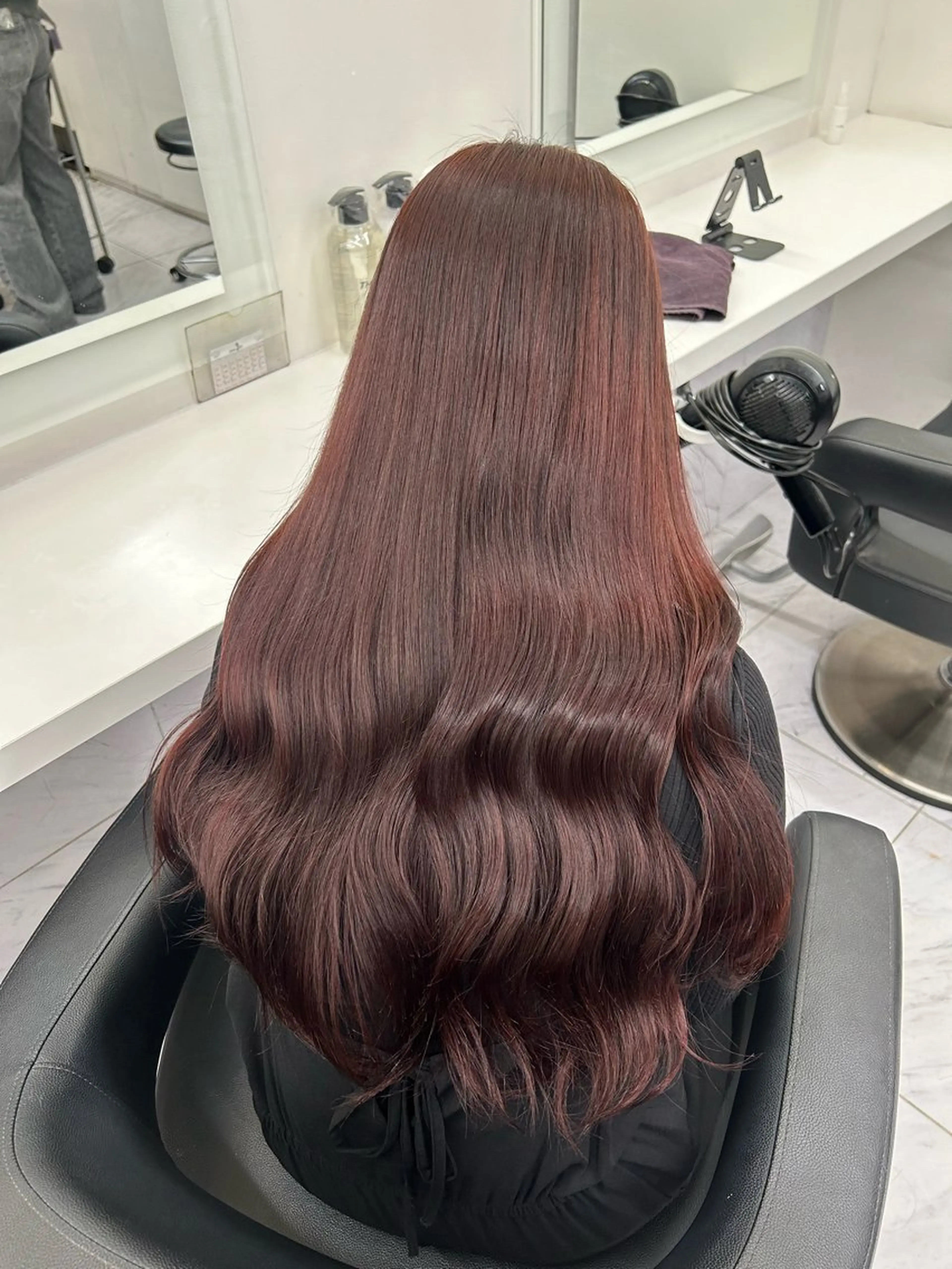 カラー 透明感ベージュ🤎 ナチュラルレイヤーのヘアスタイル