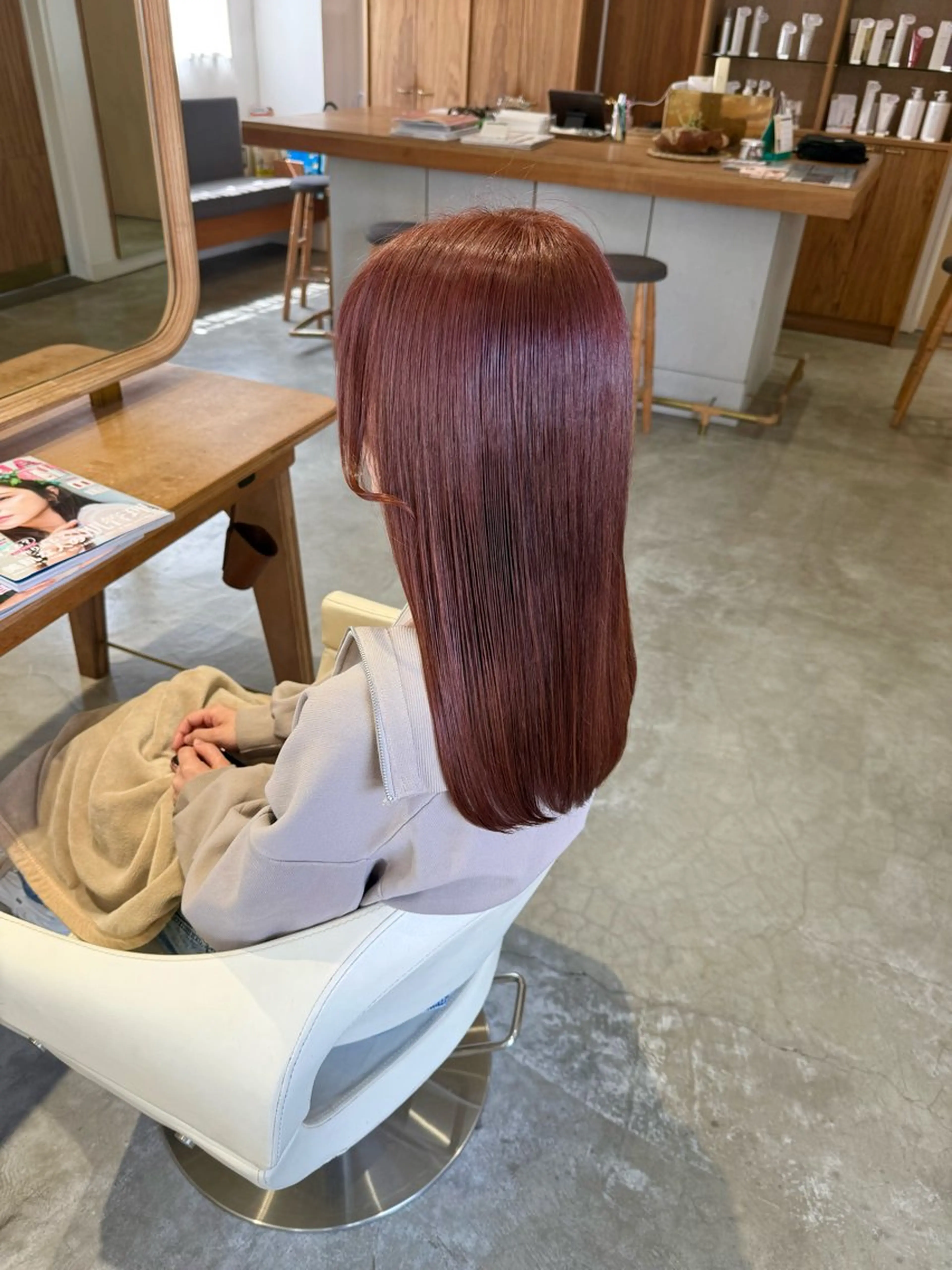 【理想の色と髪型に】カット+ワンカラー◎お客様のご希望に合わせてカラーさせて頂きます。の写真