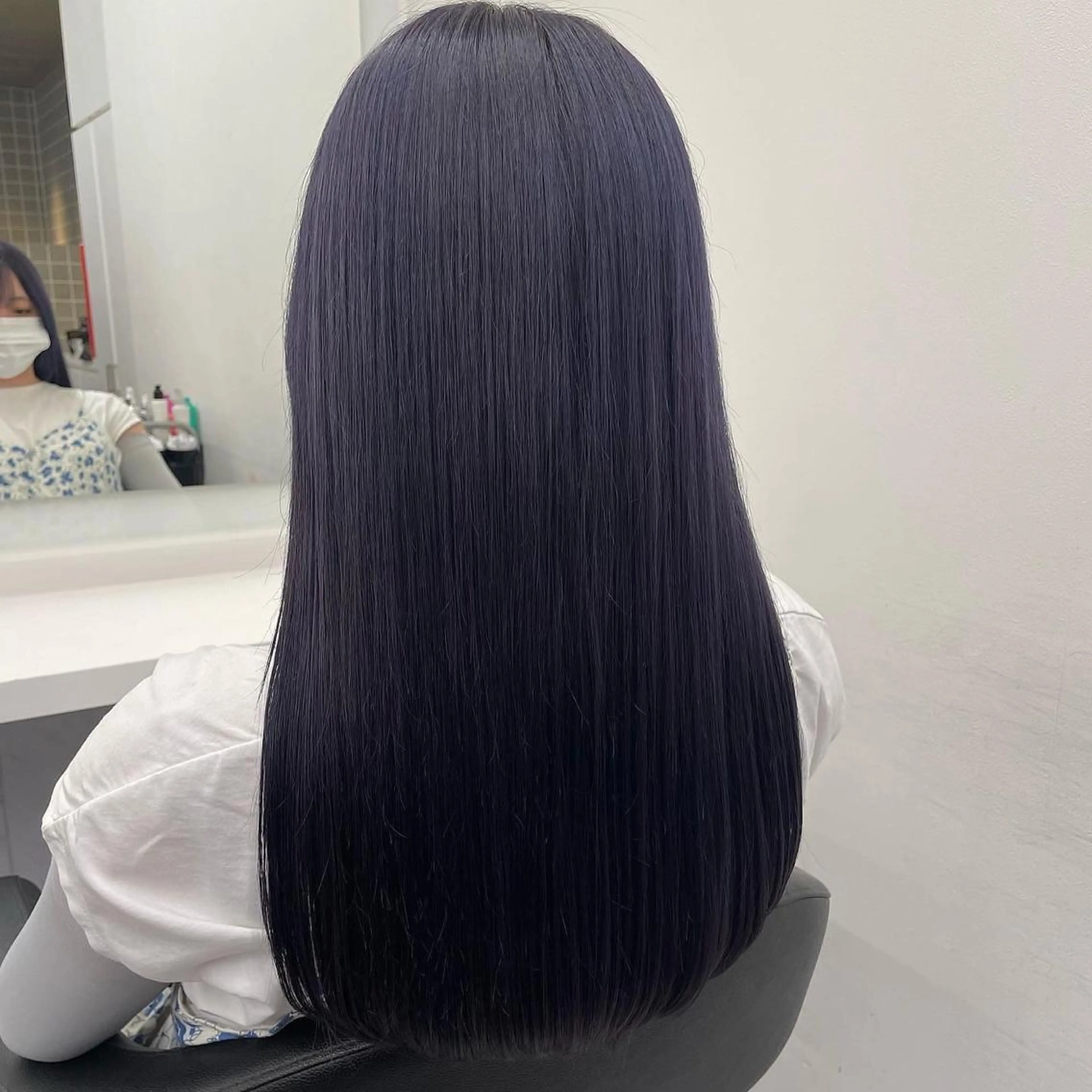 ミディアム カラー パーマ ヘアアレンジ メンズ キッズ ネイル マツエク・マツパ アイブロウ 🦋透明感グレージュ /韓国レイヤー🦋のヘアスタイル