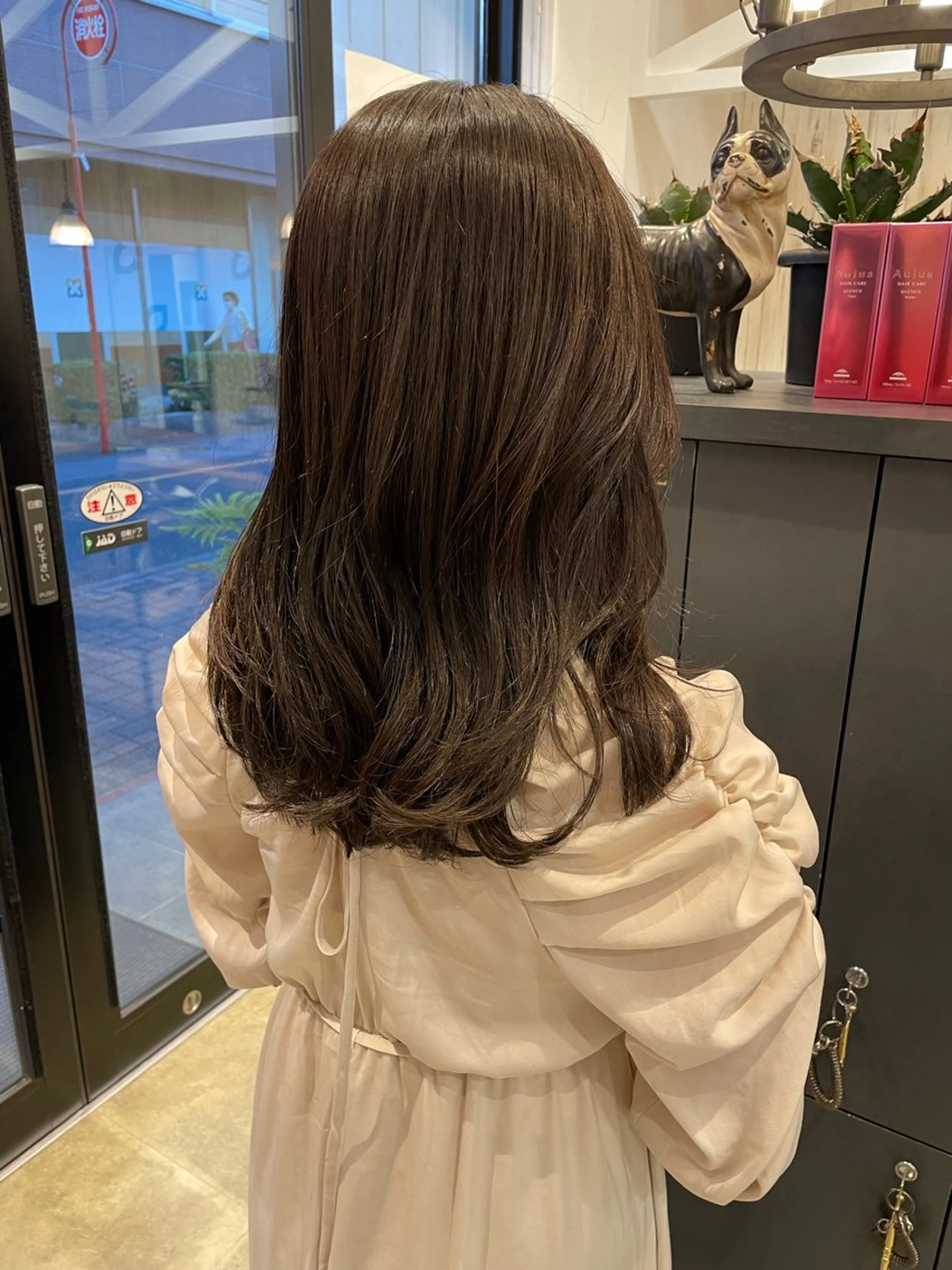ロング カラー カット ヘアカラー 葵/レイヤーカット/ 韓国風/透明感カラーのヘアスタイル