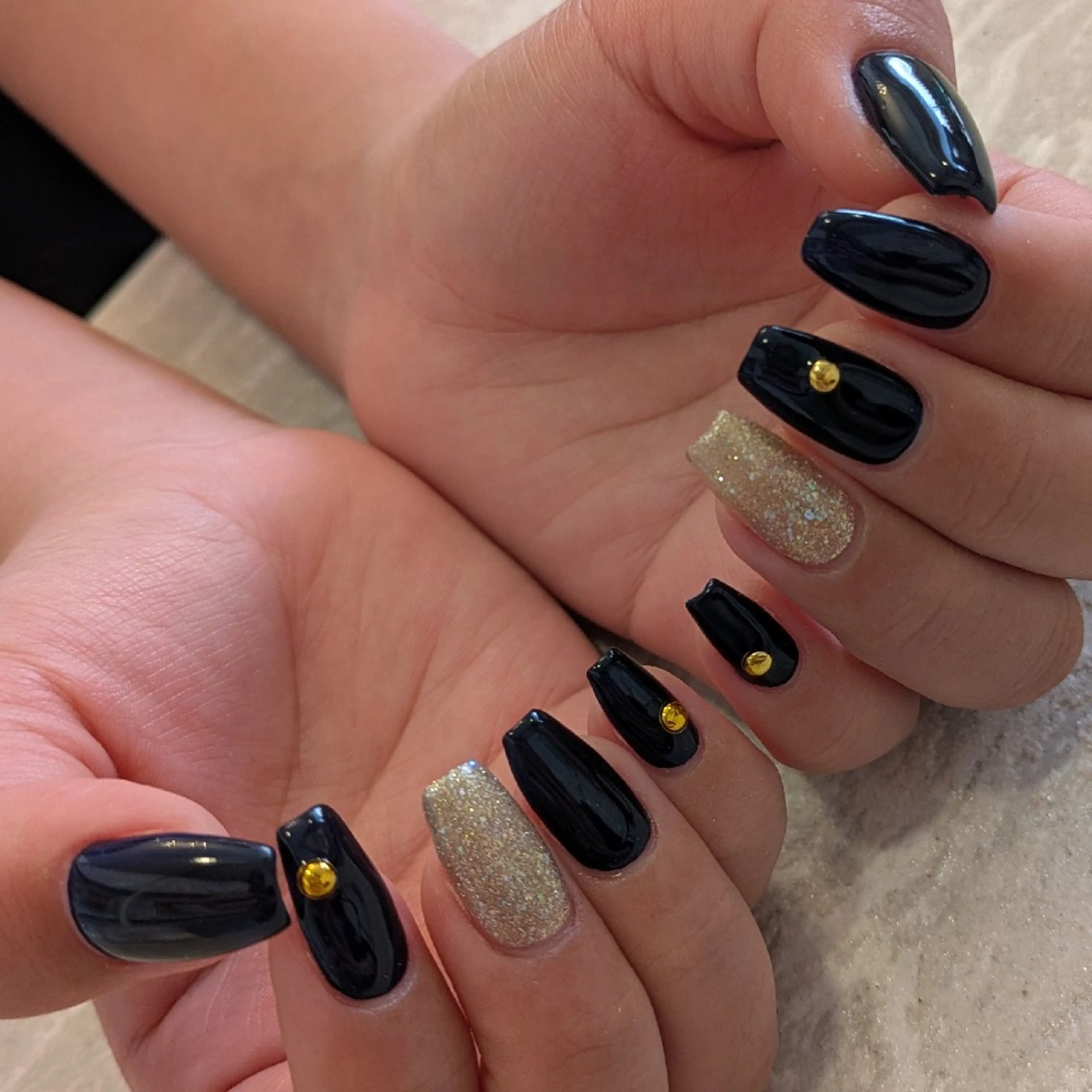 ネイル 冬ネイル ジェヌインネイル 河内のネイルデザイン