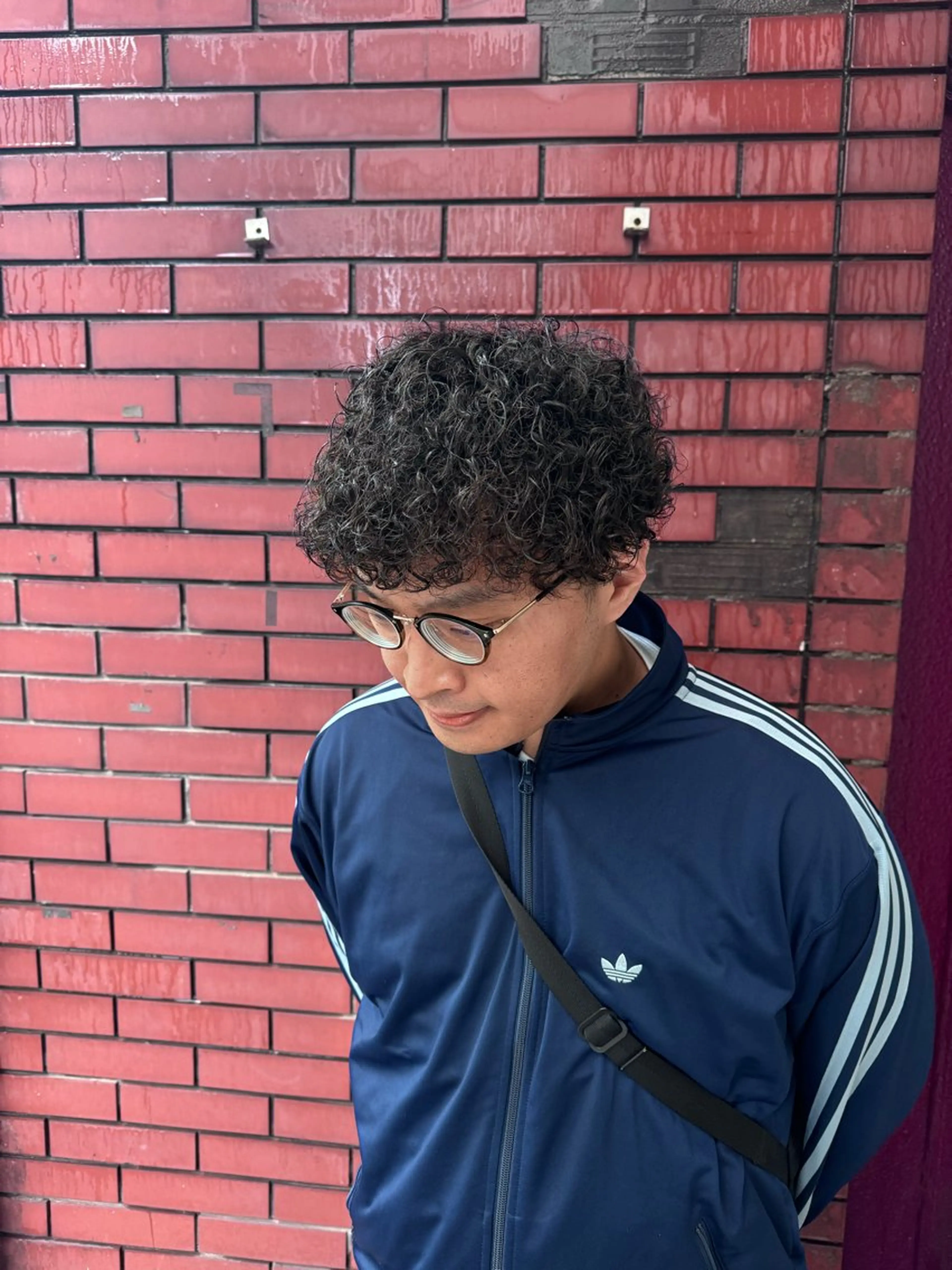 パーマ メンズ メンズパーマ プードルパーマ プードルパーマ 柏メンズカットパーマ NO.1タイチのヘアスタイル