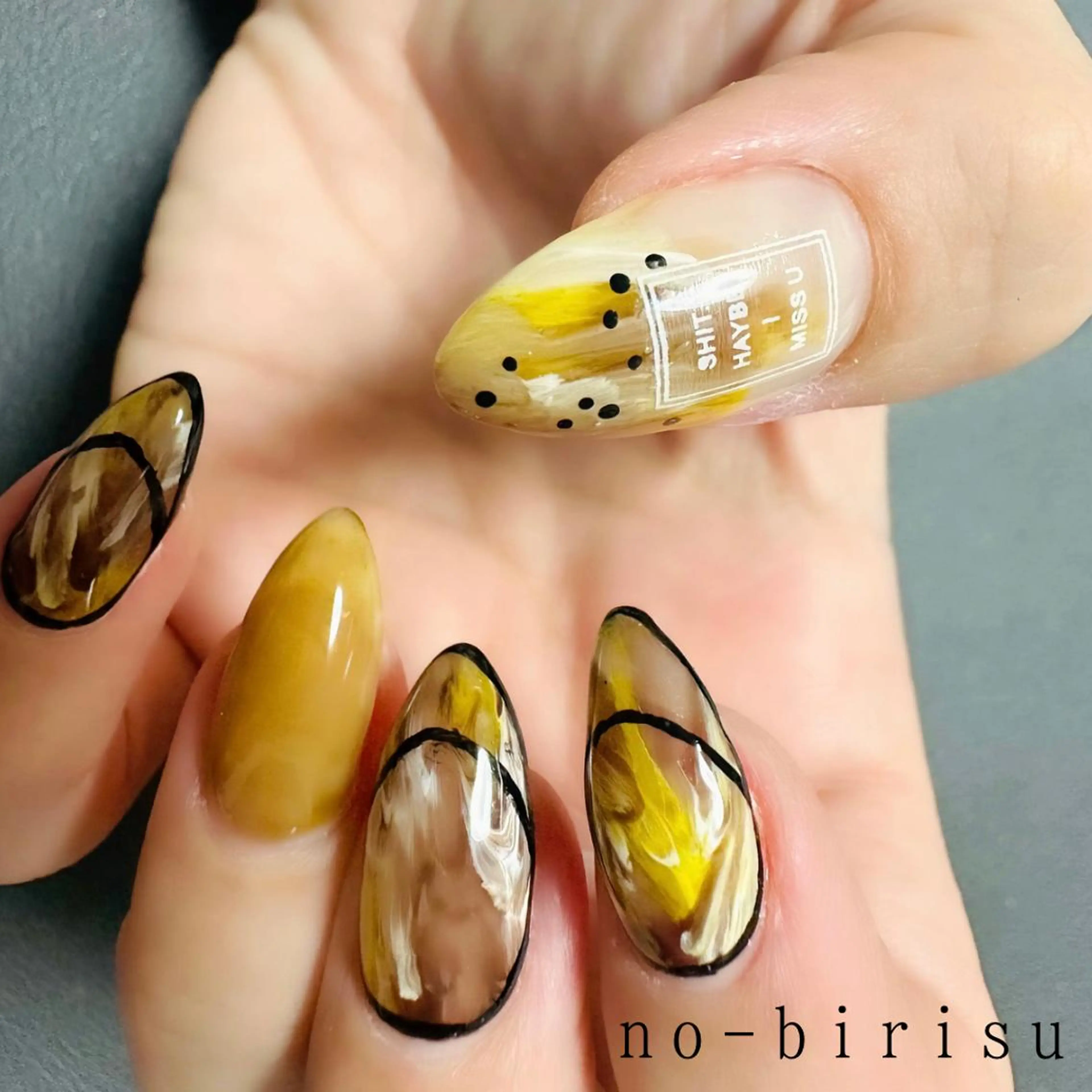 ネイル ハンドネイル no-birisu nailのネイルデザイン