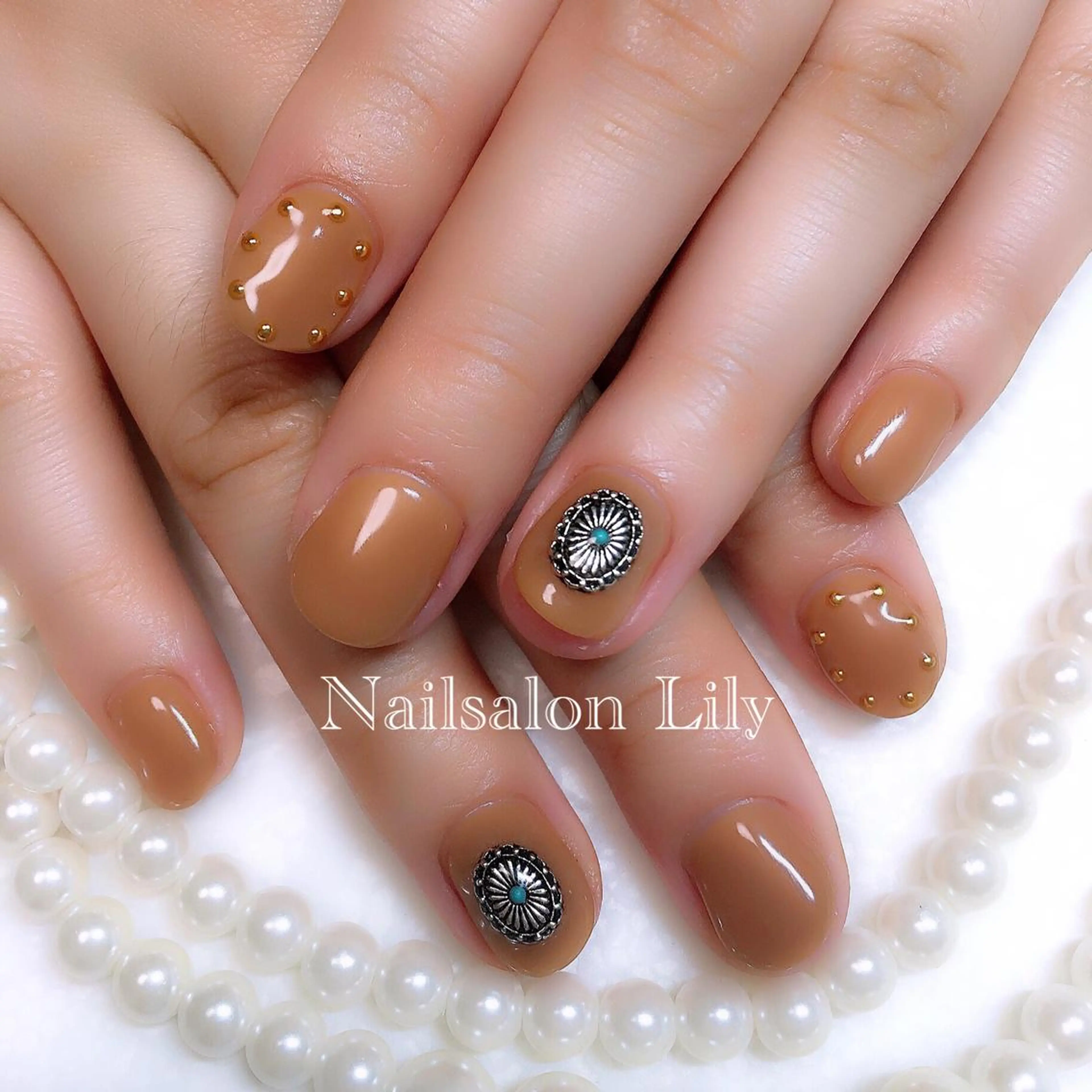 ネイル ワンカラーネイル Nailsalon Lilyのネイルデザイン