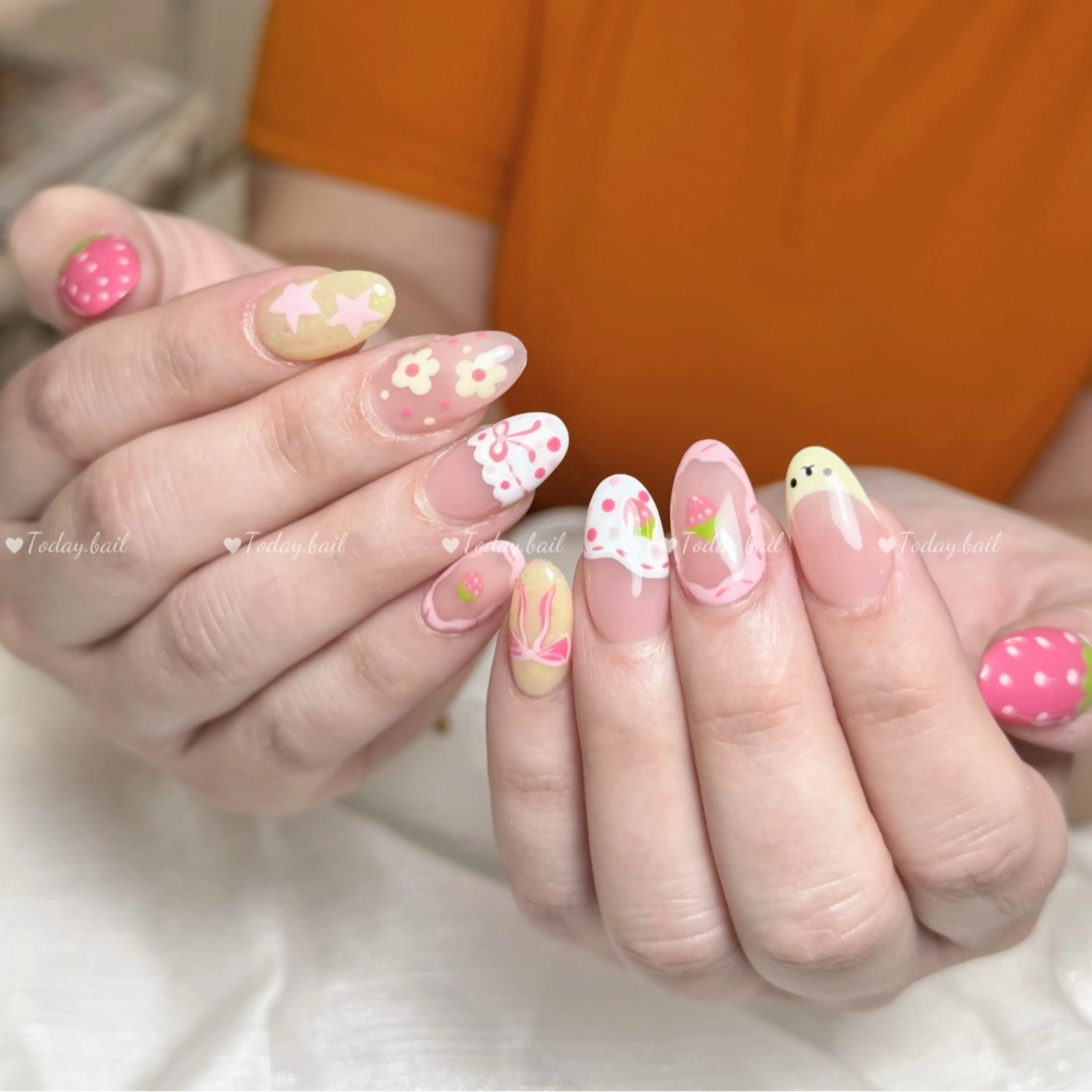 ネイル ハンドネイル 🎀Today nail💅のネイルデザイン